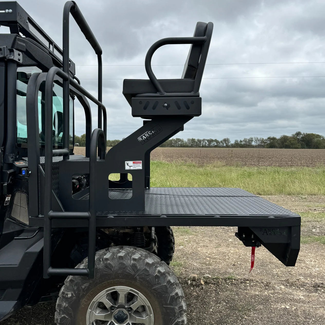 Flat Bed Aluminum High Seat