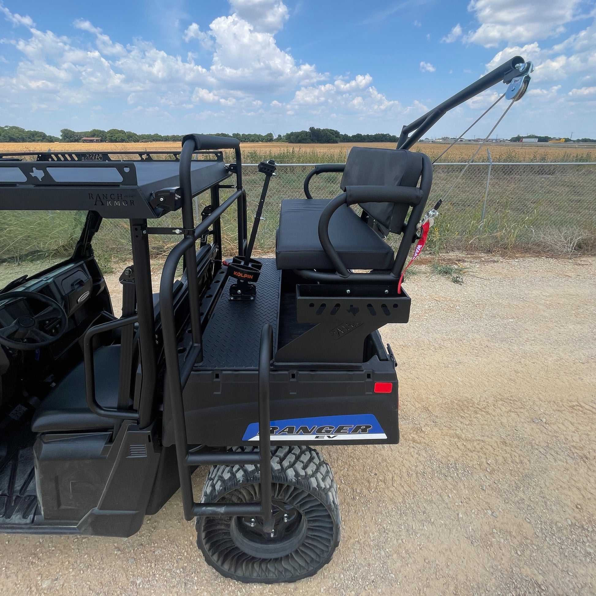 Quick Connect Mid-Size Polaris Ranger Aluminum High Seat
