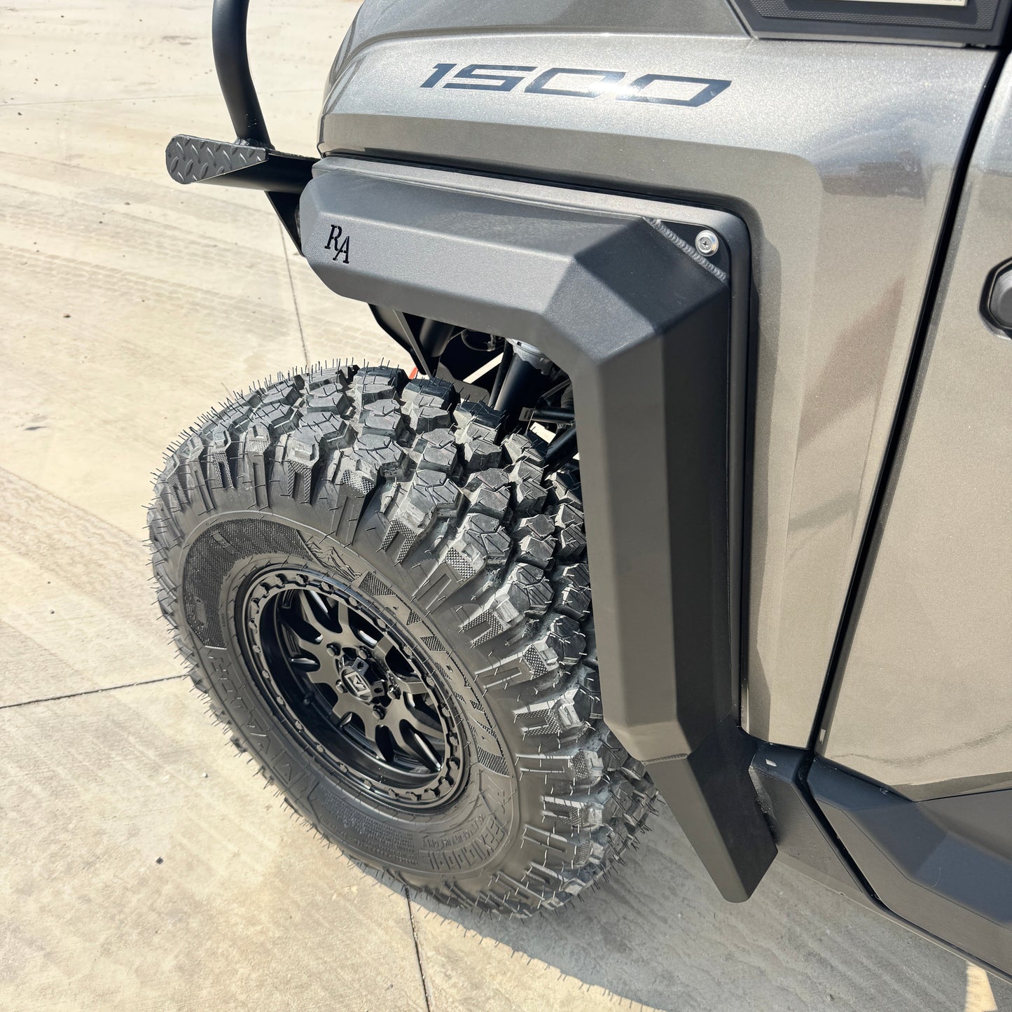Back Side view of Ranger 1500 Front Fenders