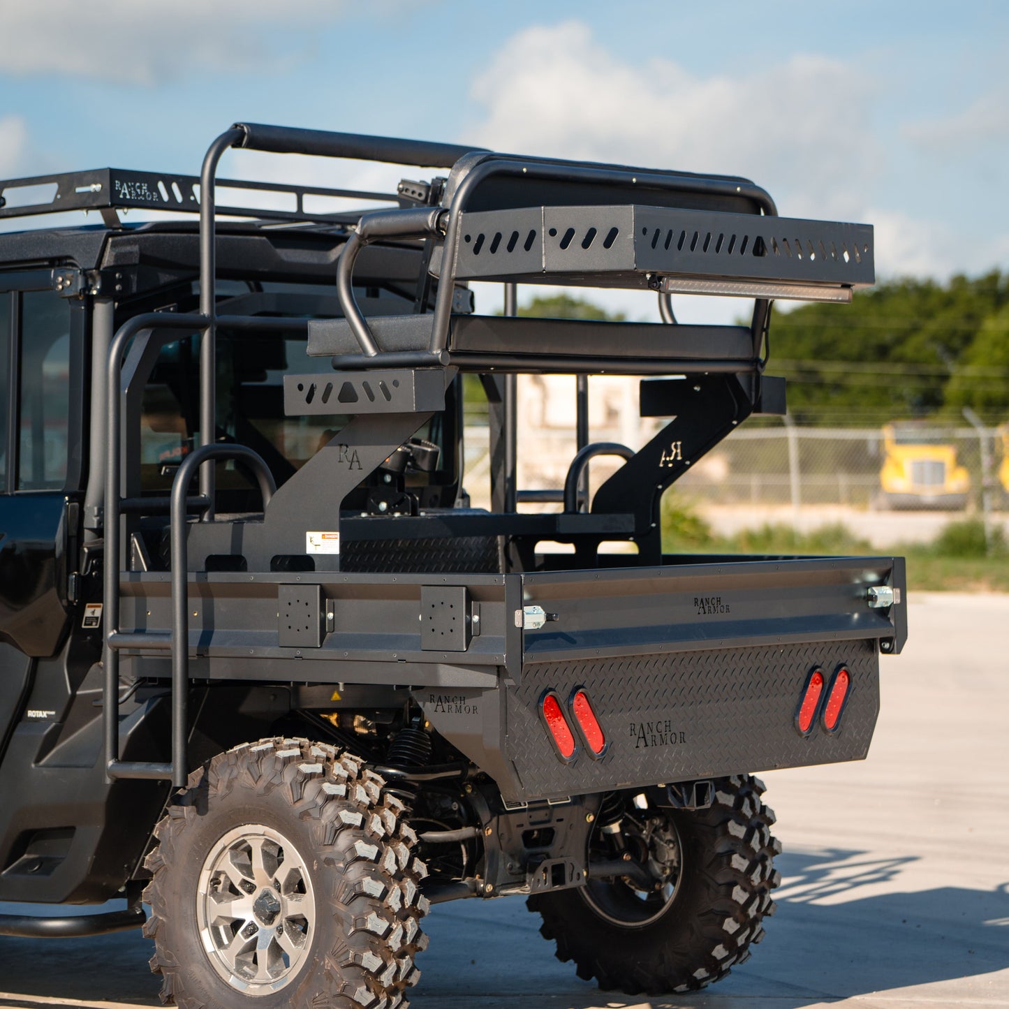 Flat Bed Aluminum High Seat