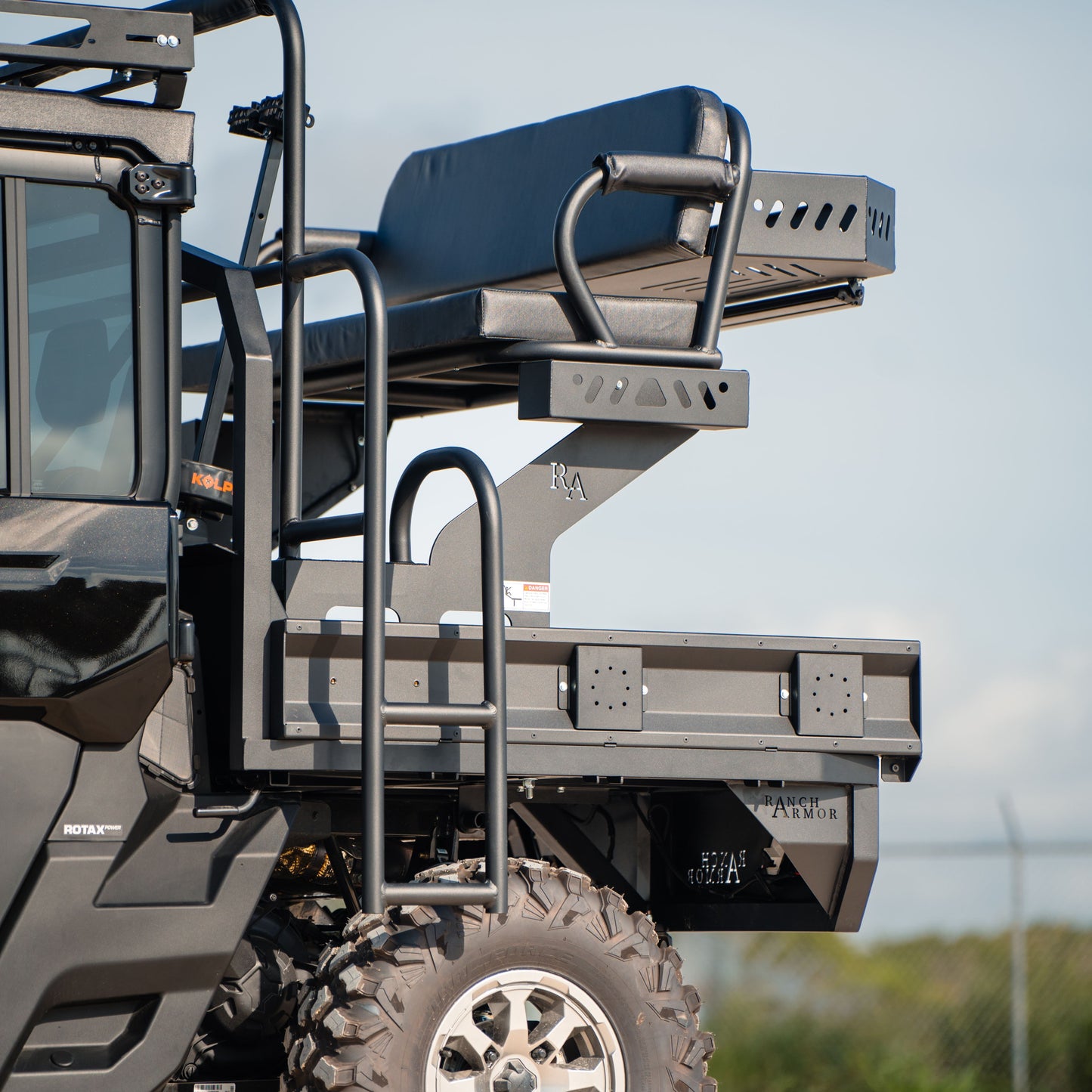 Flat Bed Aluminum High Seat