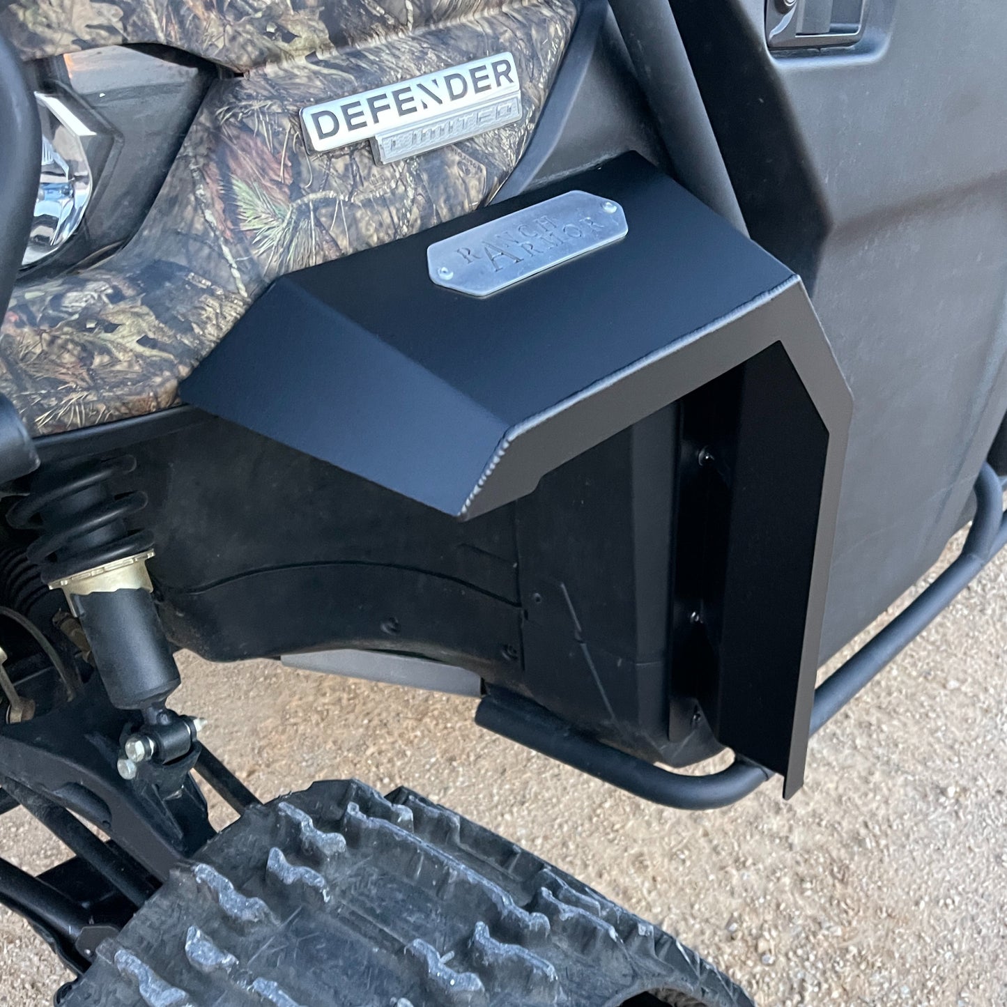 Ranch Armor Can-Am Defender Mud Flaps/Fender Flares (Front & Back)
