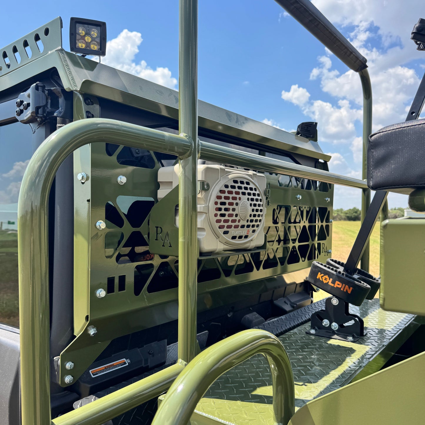 Can-Am Defender Headache Rack on Project G.I. Joe by Ranch Armor