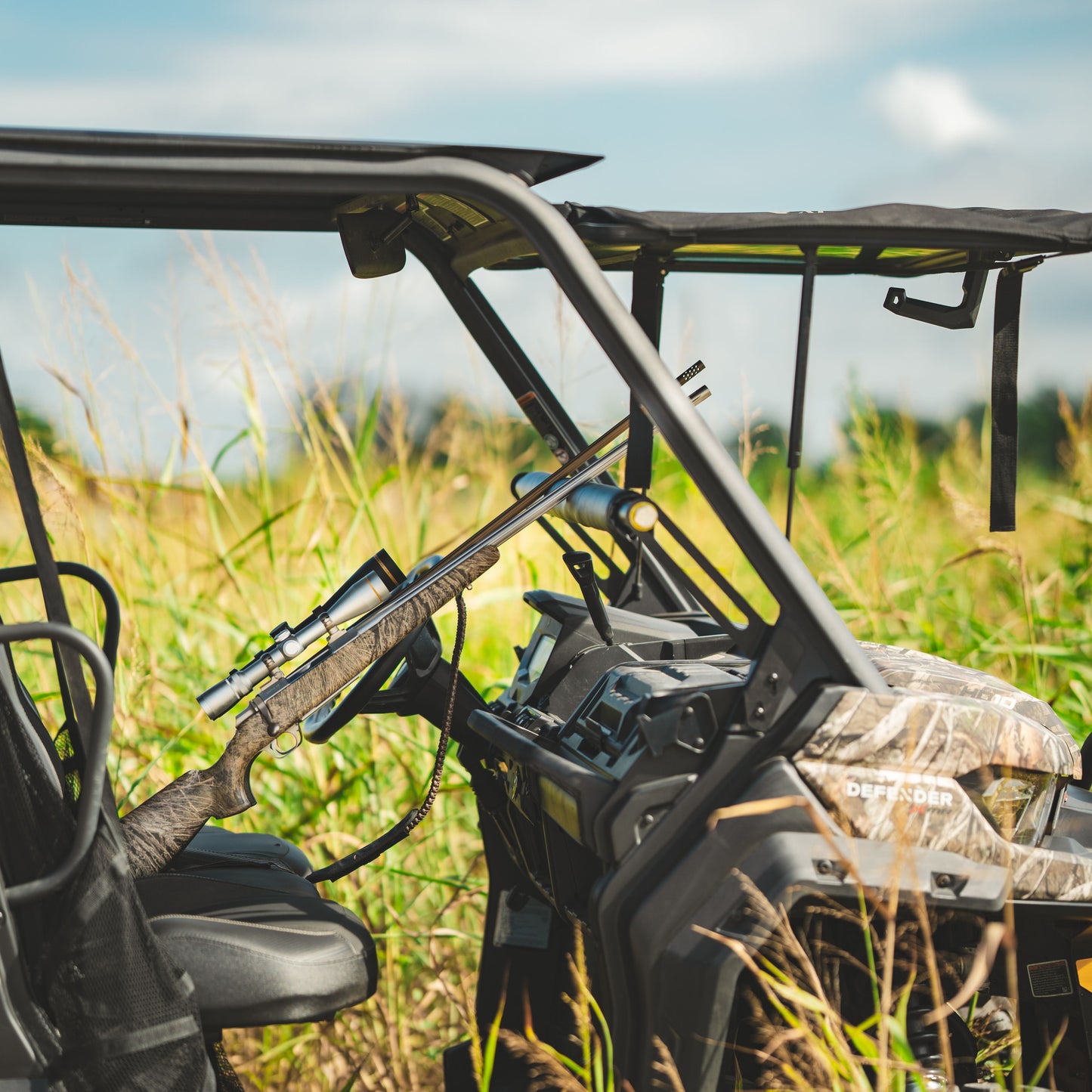 Can-Am Defender Interior Rifle Rest