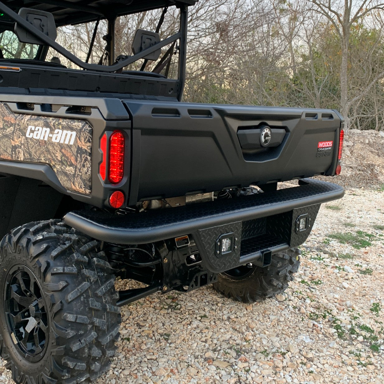 Can-Am Defender Ranch Armor Rear Bumper