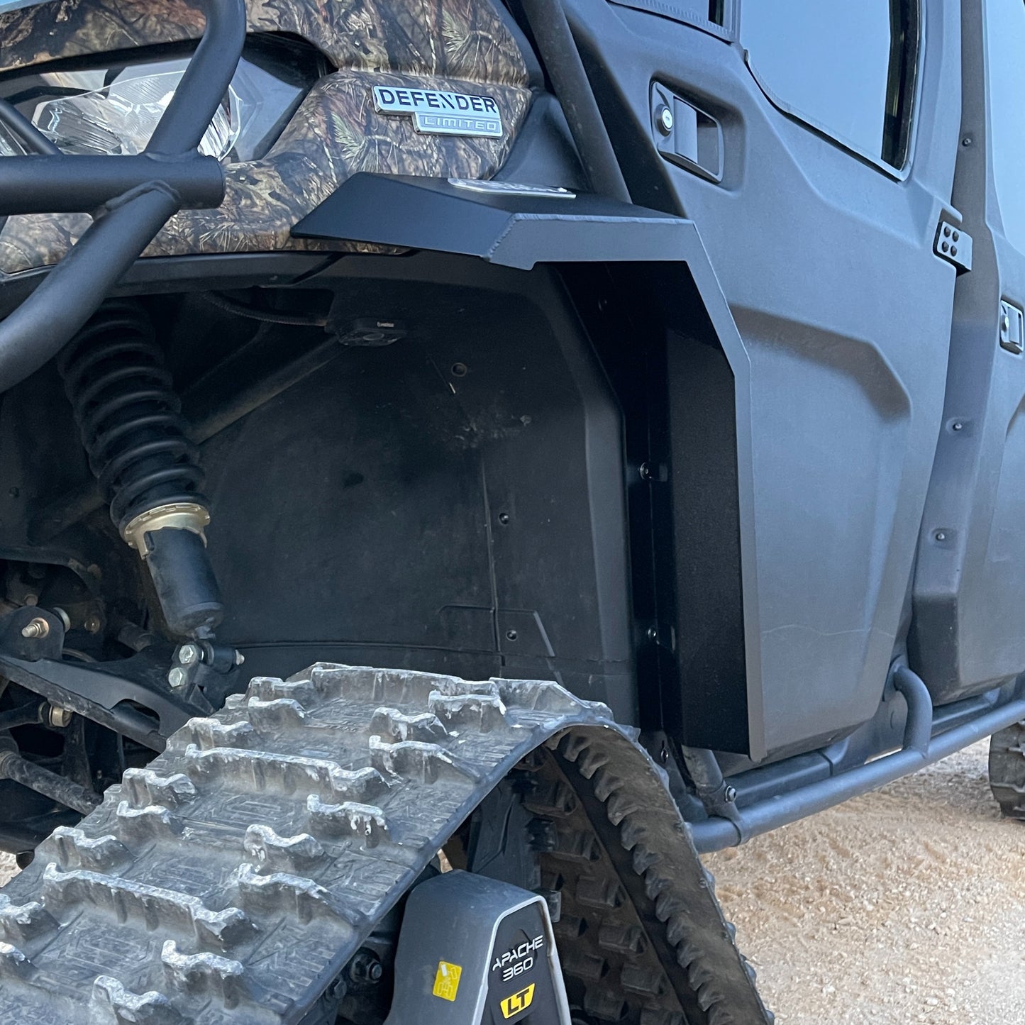 Ranch Armor Can-Am Defender Mud Flaps/Fender Flares (Front & Back)