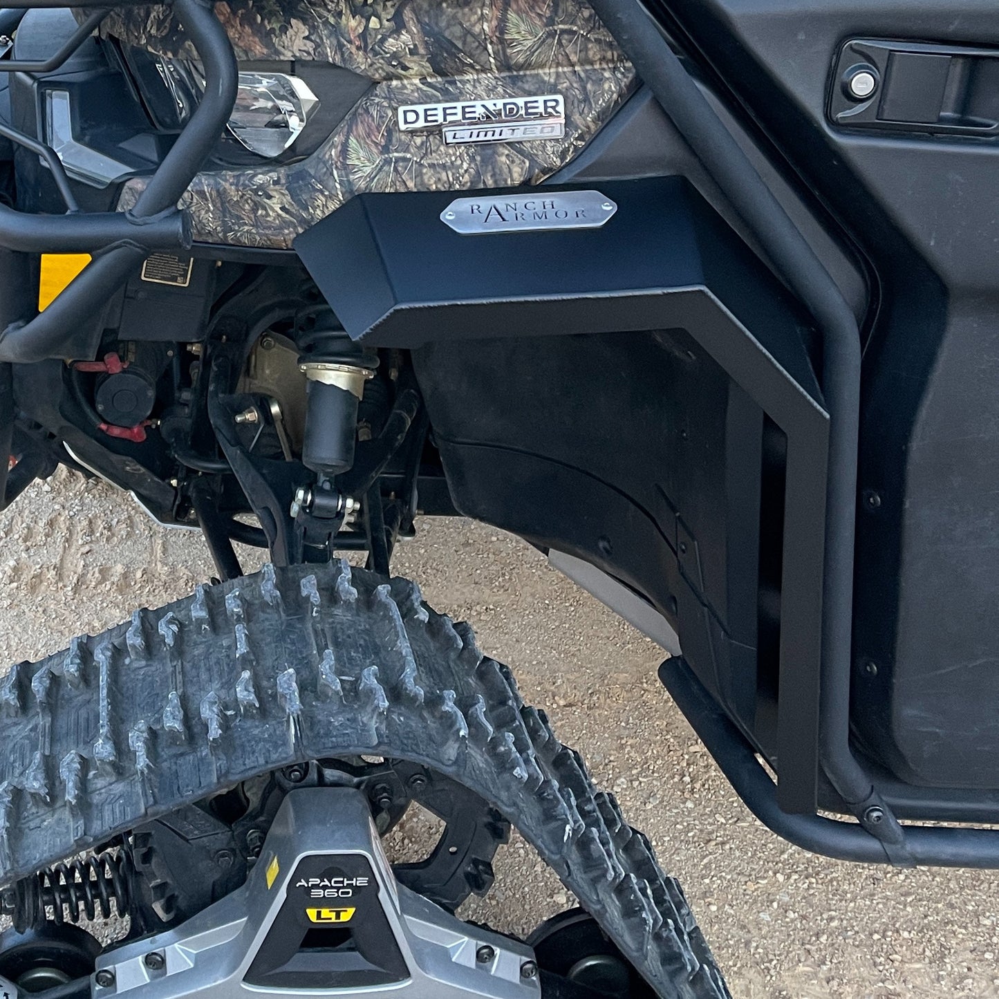 Ranch Armor Can-Am Defender Mud Flaps/Fender Flares (Front & Back)