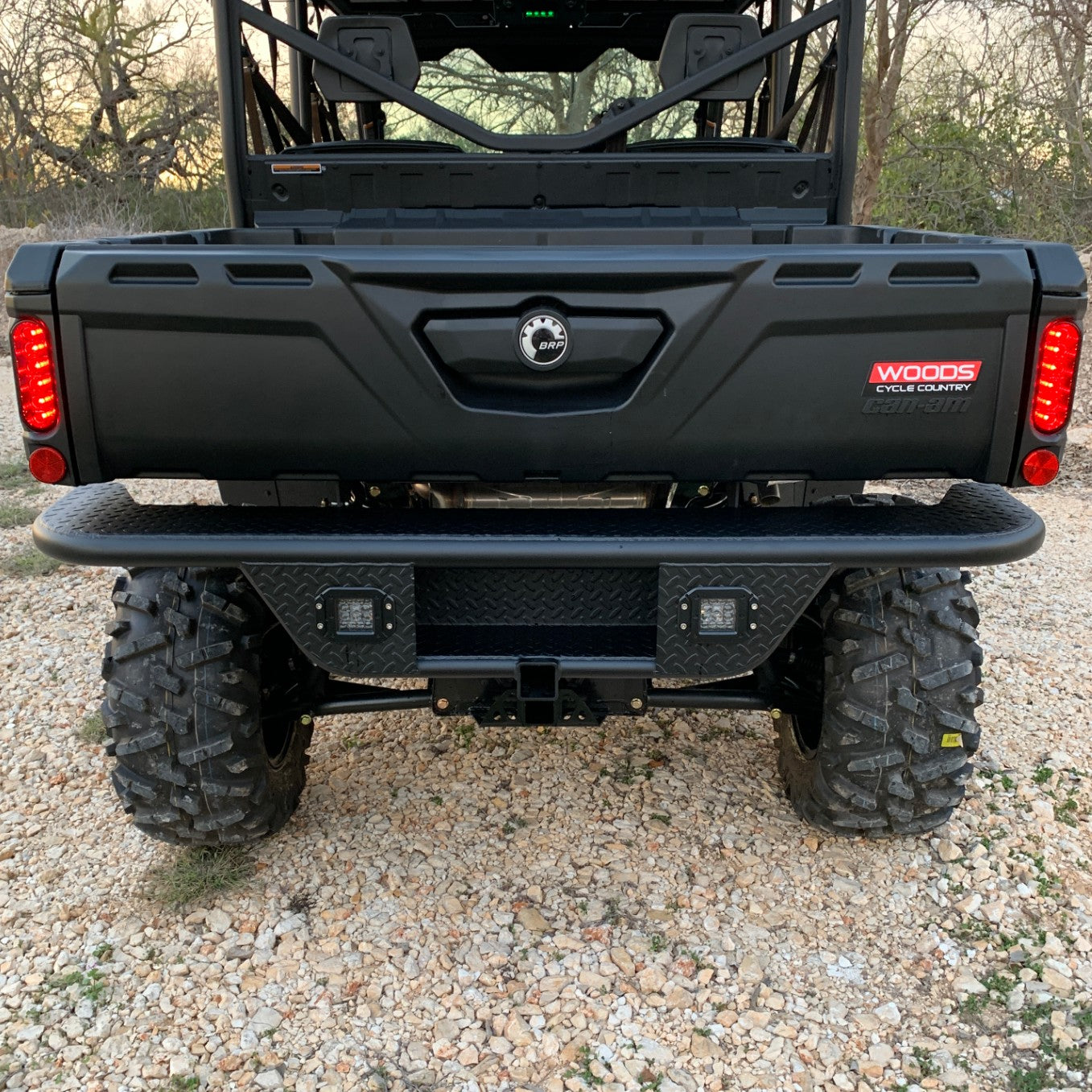 Can-Am Defender Ranch Armor Rear Bumper