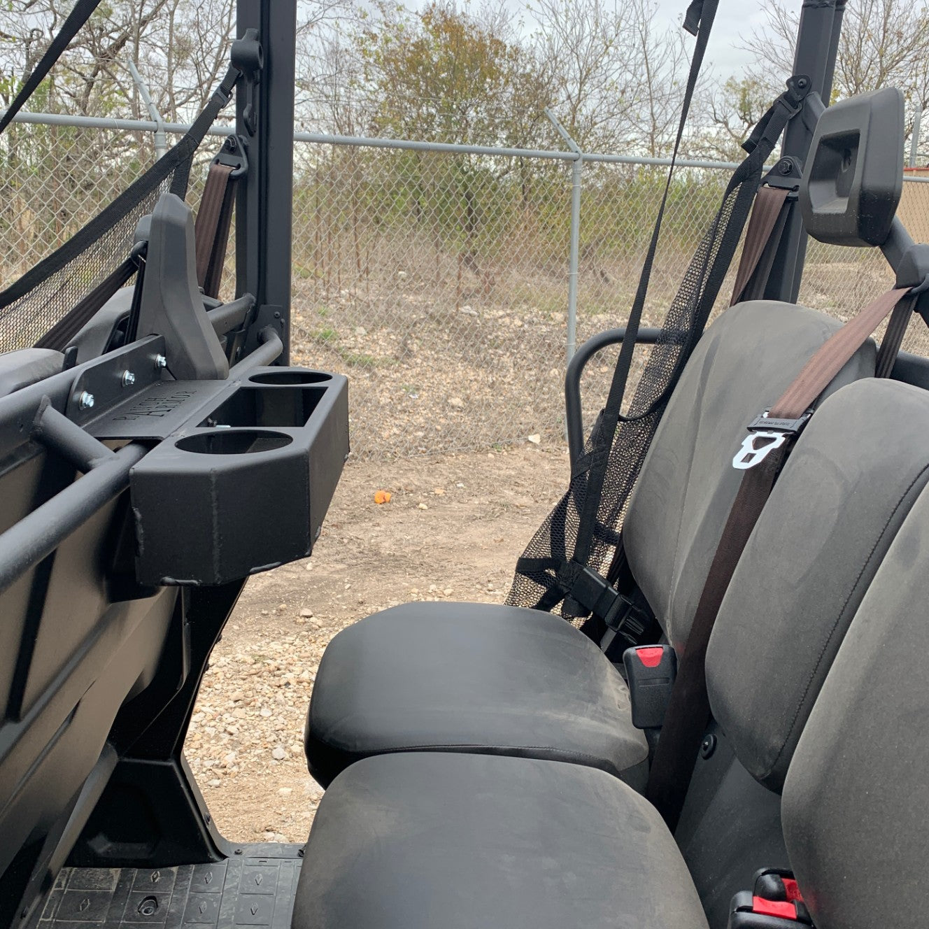 Can-Am Defender Rear Cup Holder Basket