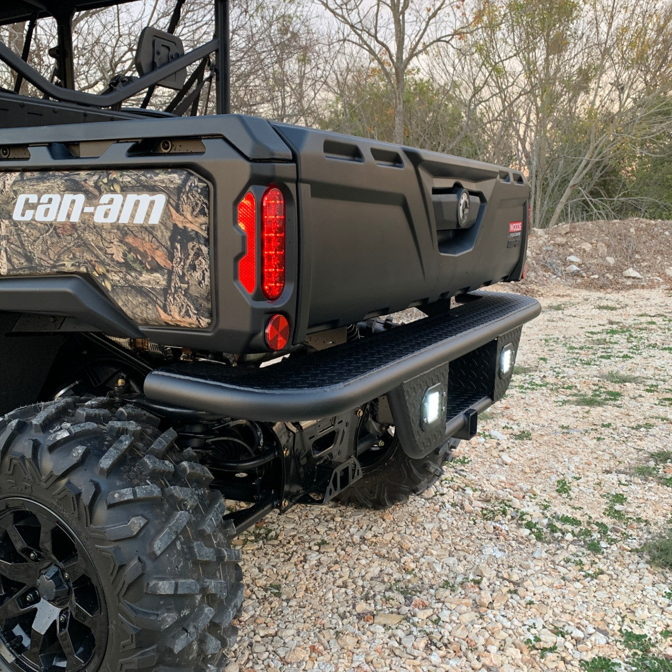 Can-Am Defender Ranch Armor Rear Bumper