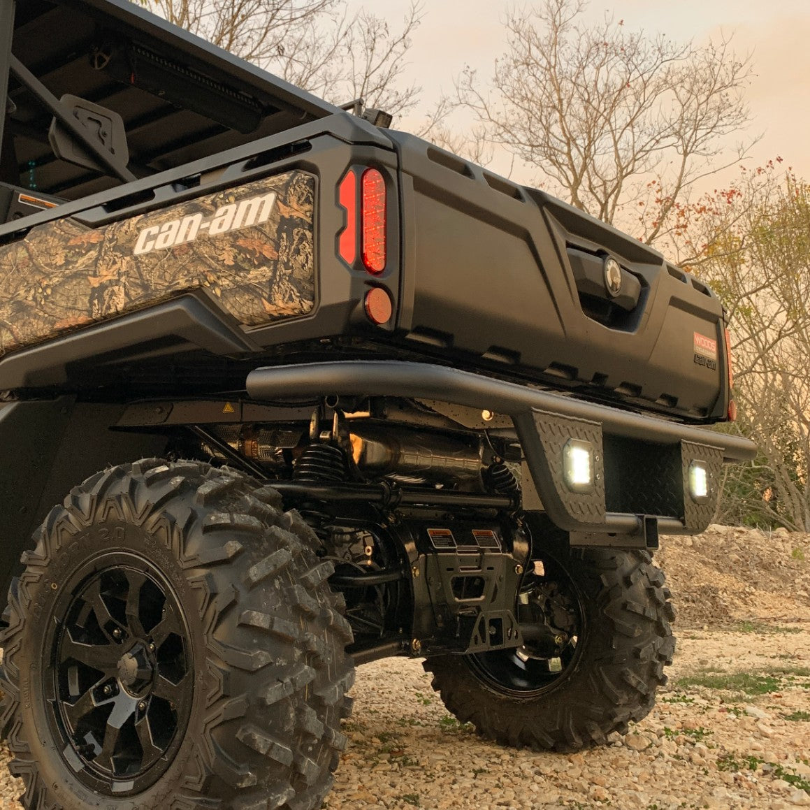 Can-Am Defender Ranch Armor Rear Bumper