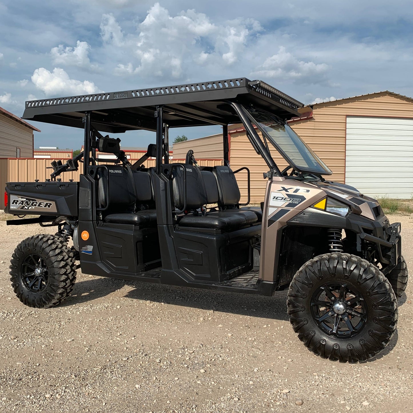 Polaris Ranger 1000 Ultra Extended UTV Top - Overhangs Over Rear Bed