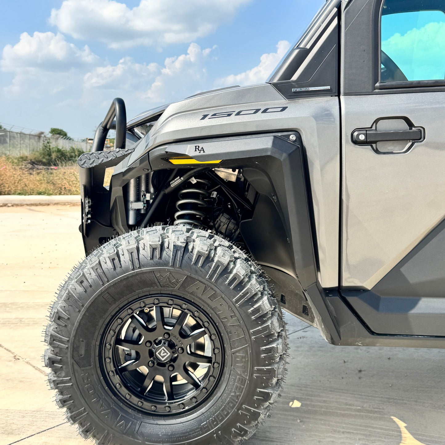 Ranch Armor Polaris Ranger 1500 Mud Flaps/Fender Flares (Front & Back)