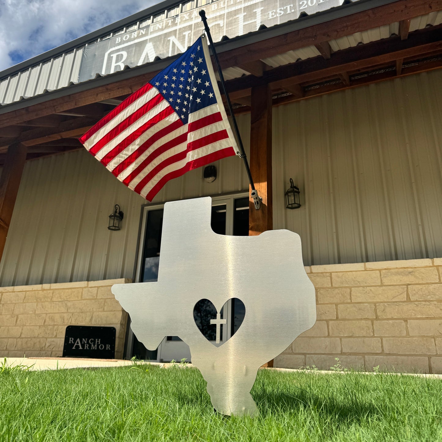 Pray For Texas Aluminum Yard Sign (Limited Availability)