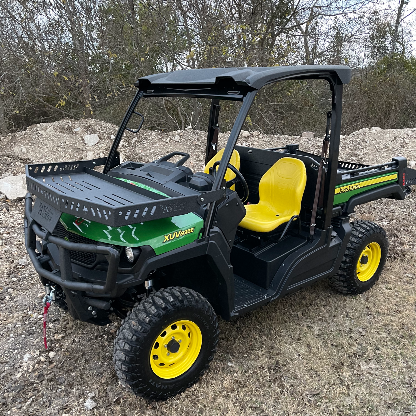 John Deere Gator Quick Release Front Hood Basket