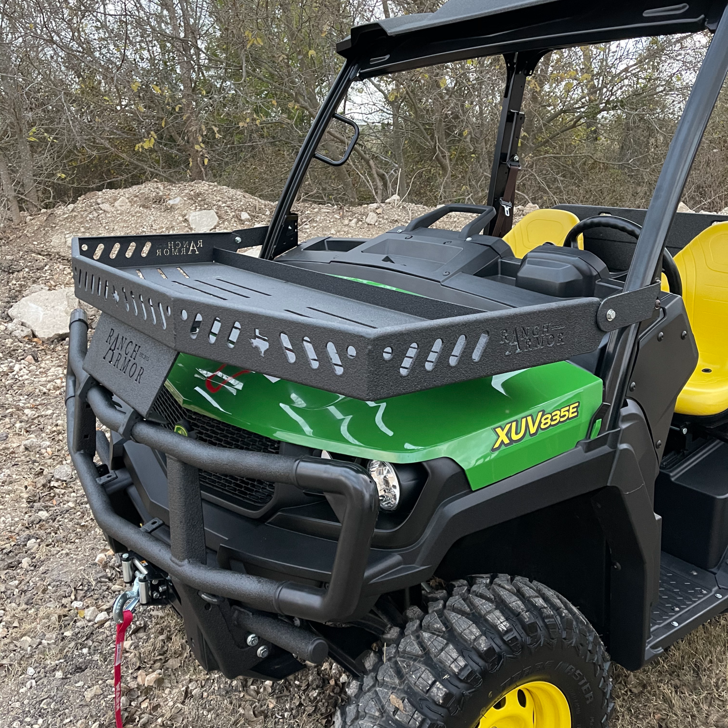 John Deere Gator Quick Release Front Hood Basket