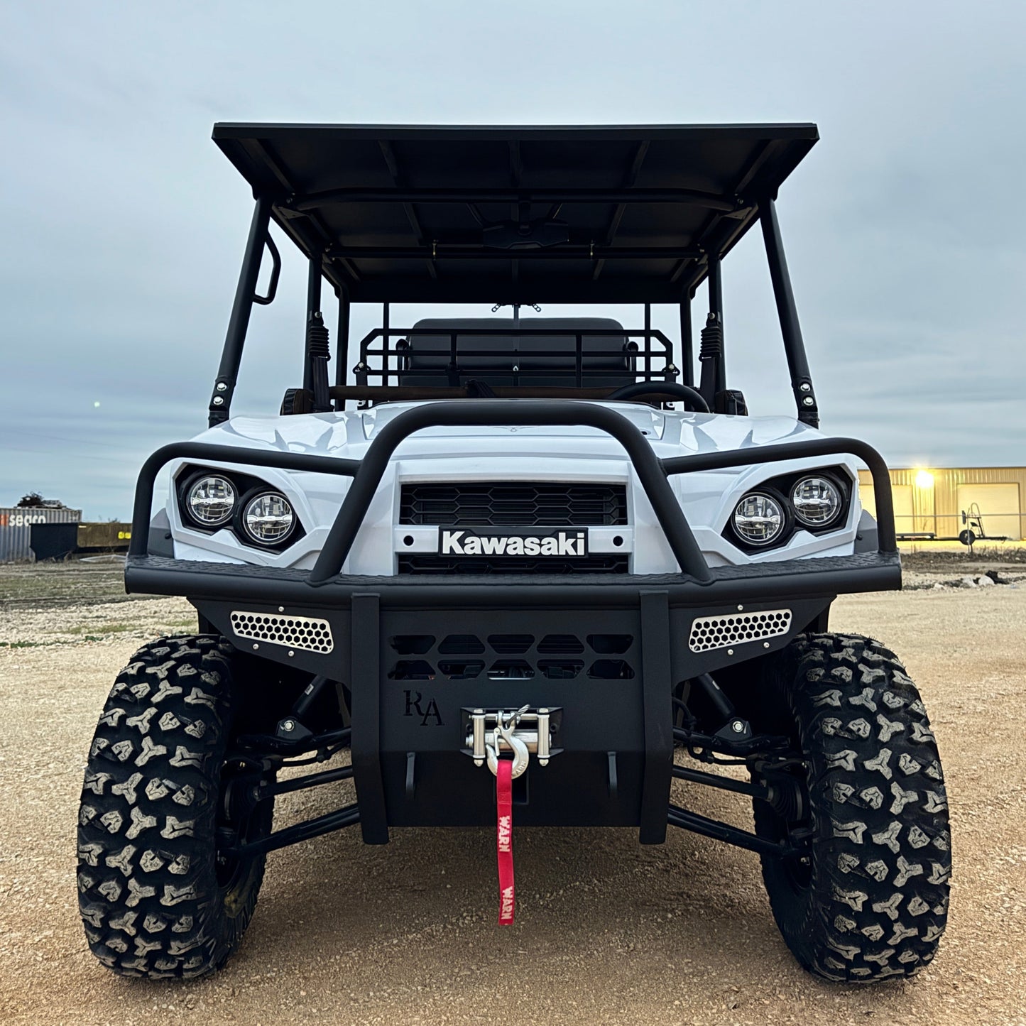 Kawasaki Mule Pro FXT Front Bumper with Outfit by Ranch Armor