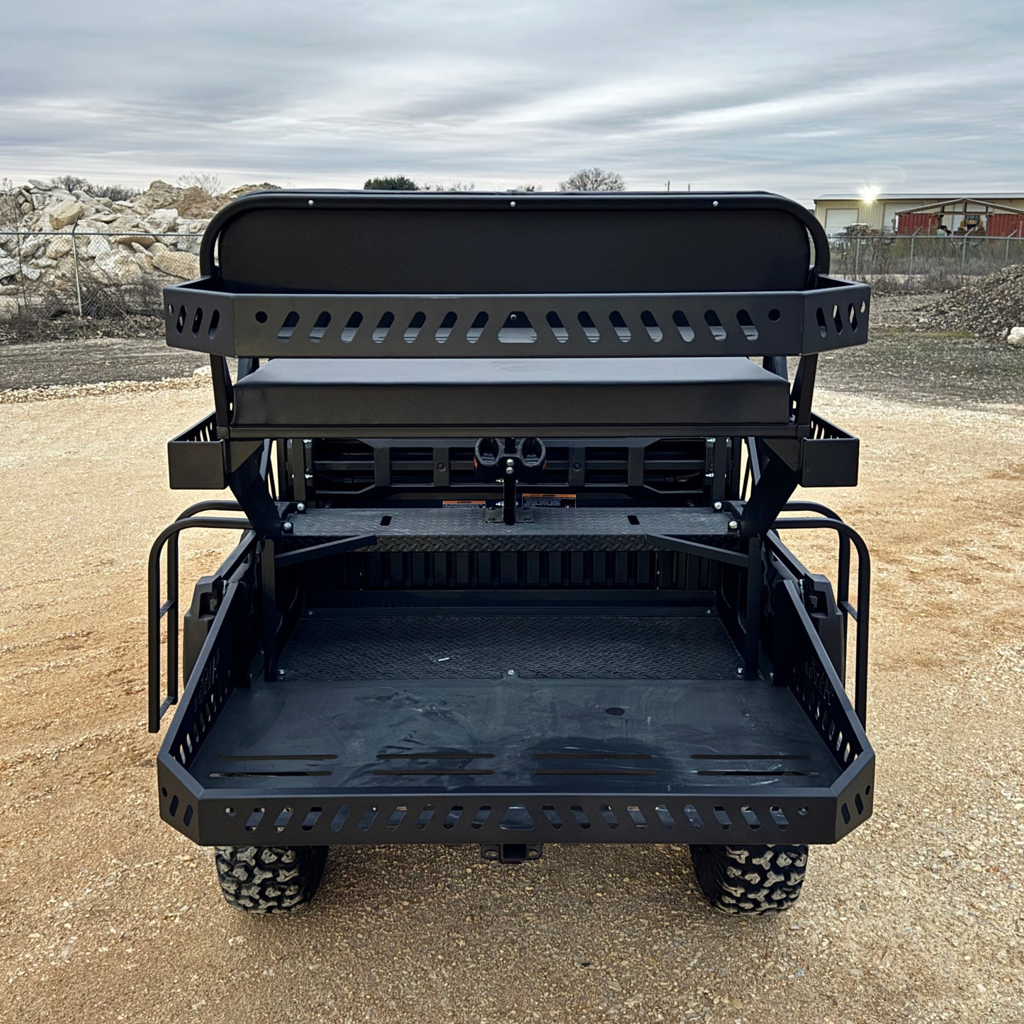 Kawasaki Mule Pro FXT High Seat with Upper basket and bed extension