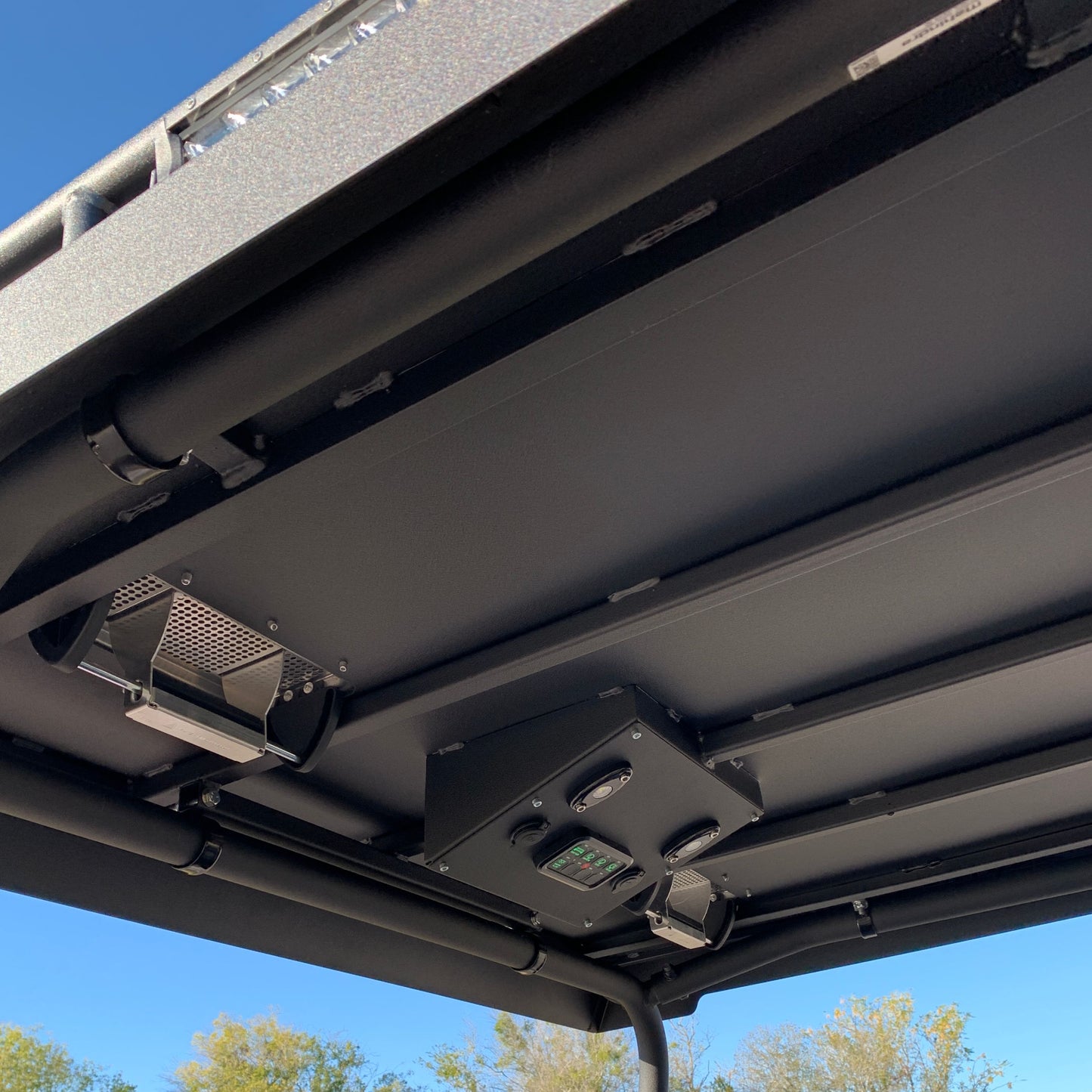 The vents shown were custom add-ons requested by customer and are NOT standard.