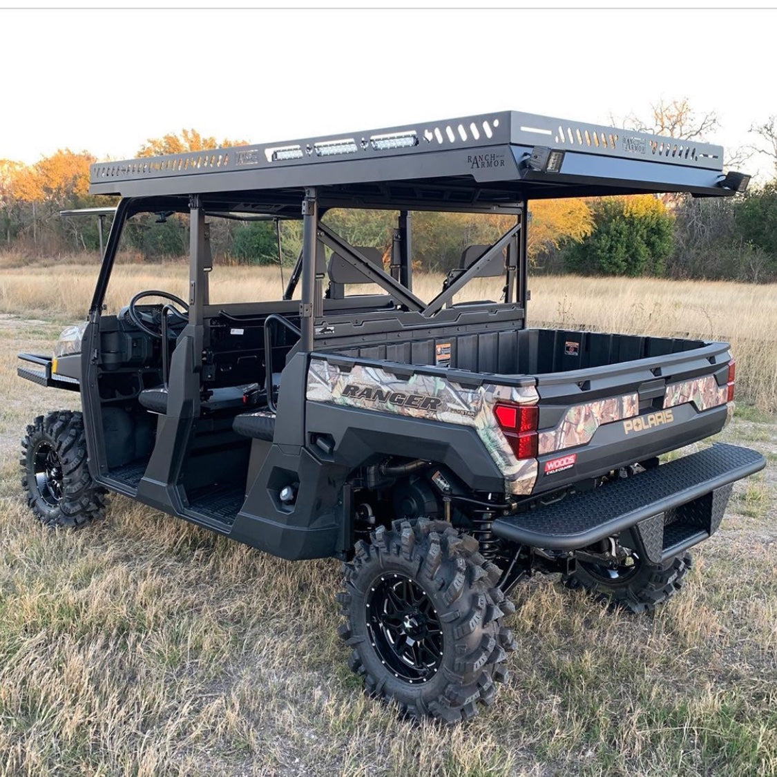 Polaris Ranger 1000 Ultra Extended UTV Top - Overhangs Over Rear Bed