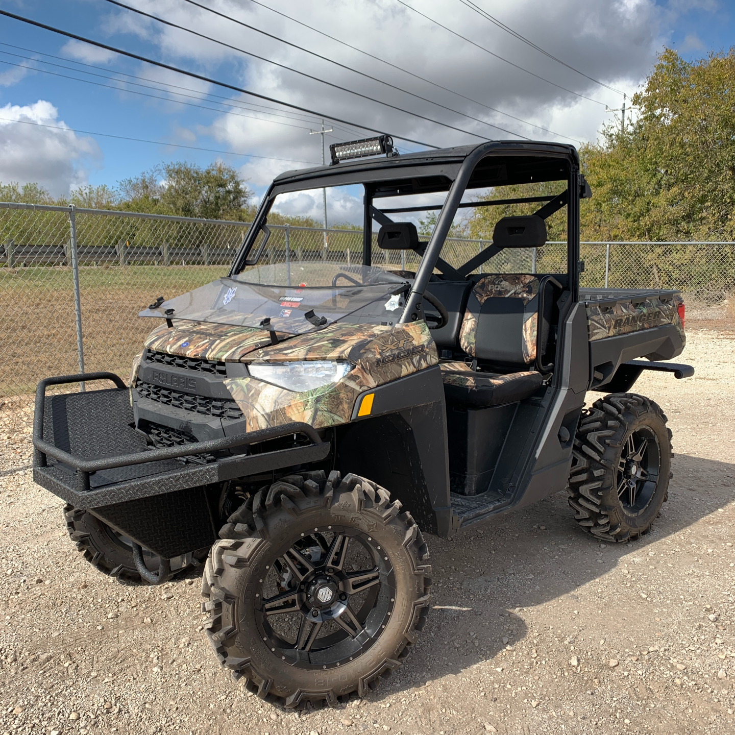 Ranch Armor Polaris Ranger Feeder Bumper Front Rack