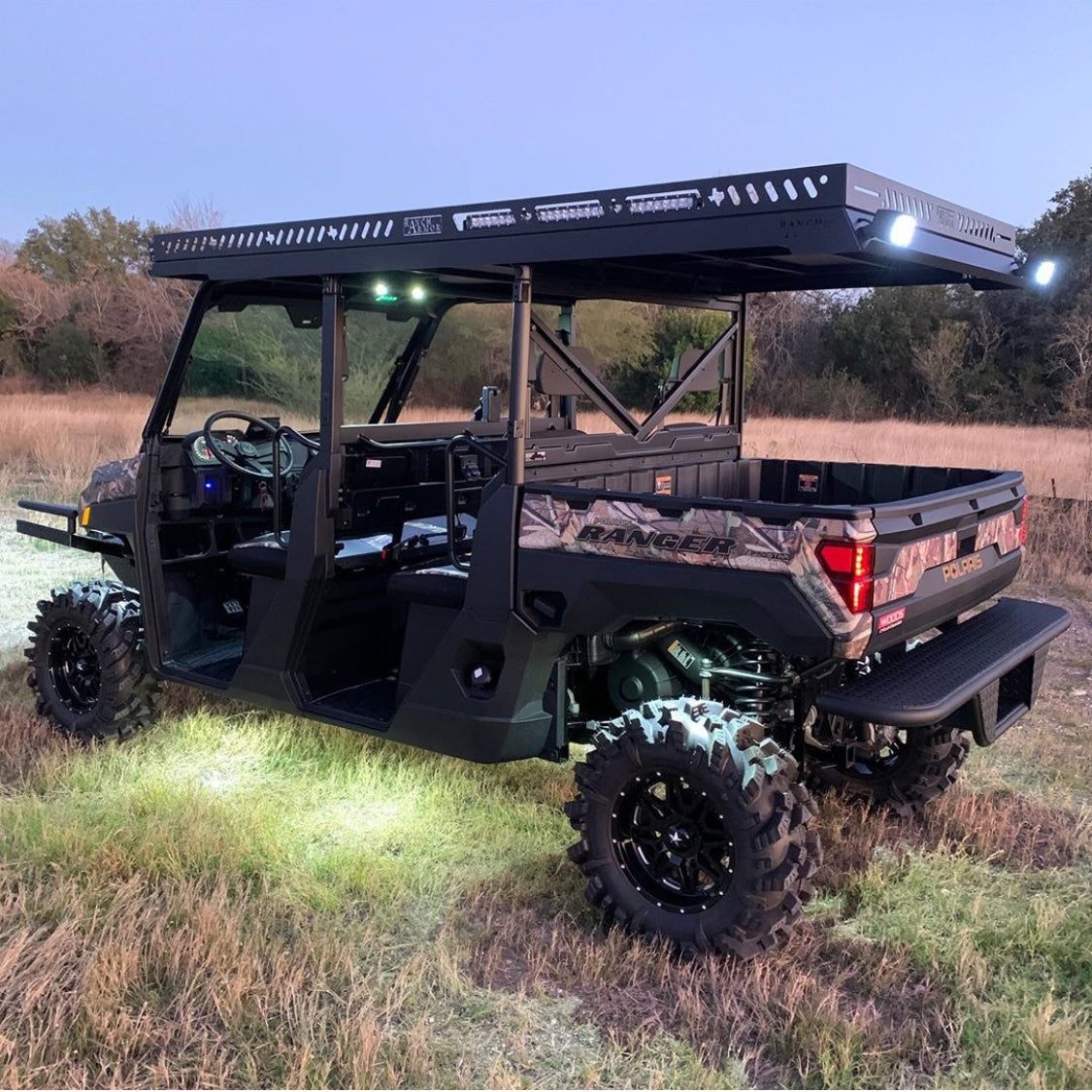 Polaris Ranger 1000 Ultra Extended UTV Top - Overhangs Over Rear Bed