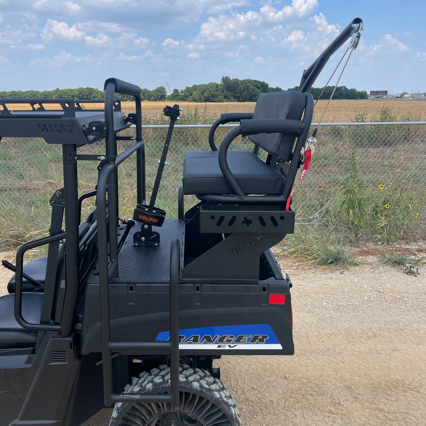 Quick Connect Mid-Size Polaris Ranger Aluminum High Seat