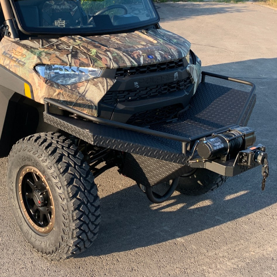 Ranch Armor Polaris Ranger Feeder Bumper Front Rack
