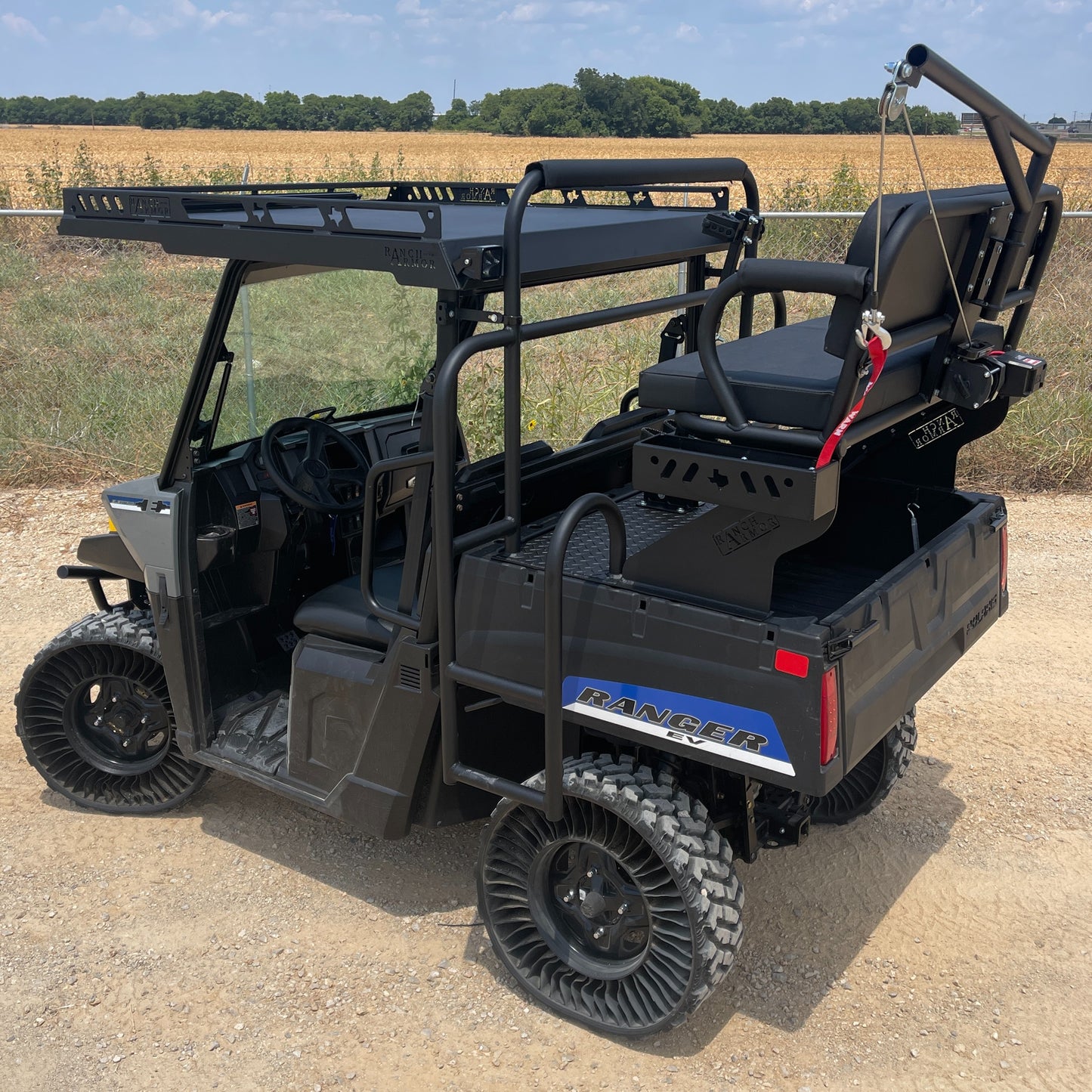 Quick Connect Mid-Size Polaris Ranger Aluminum High Seat