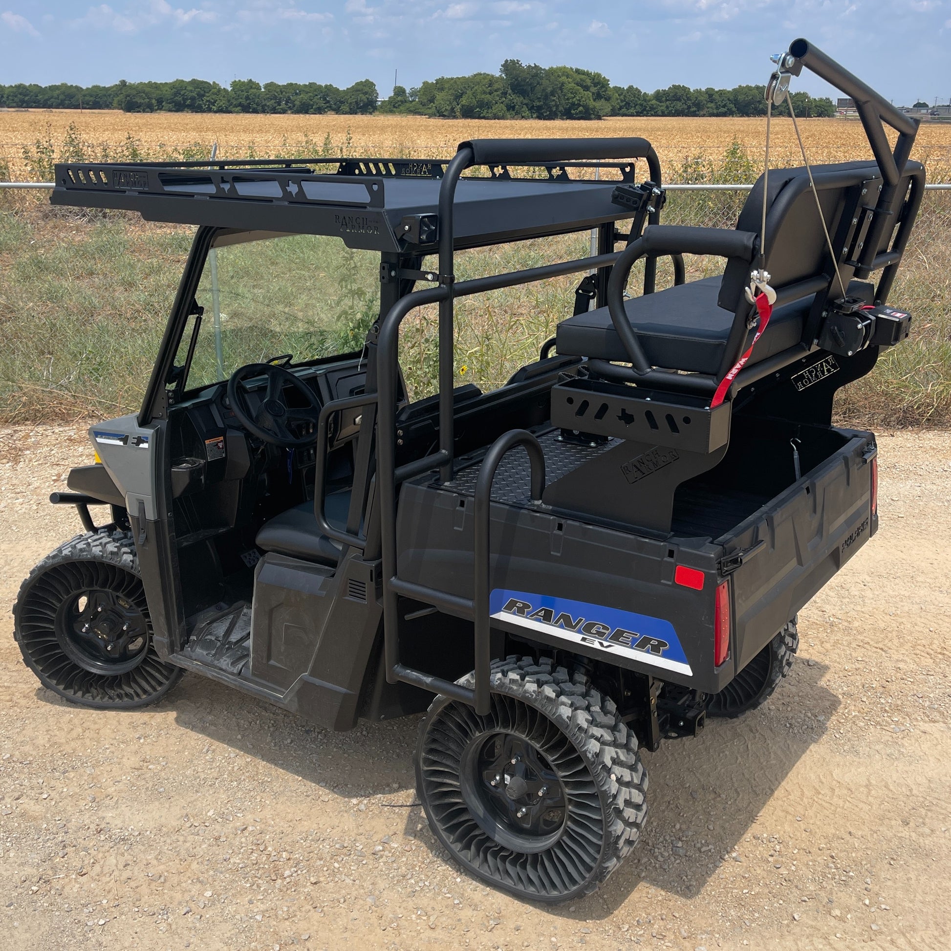 Quick Connect Mid-Size Polaris Ranger Aluminum High Seat