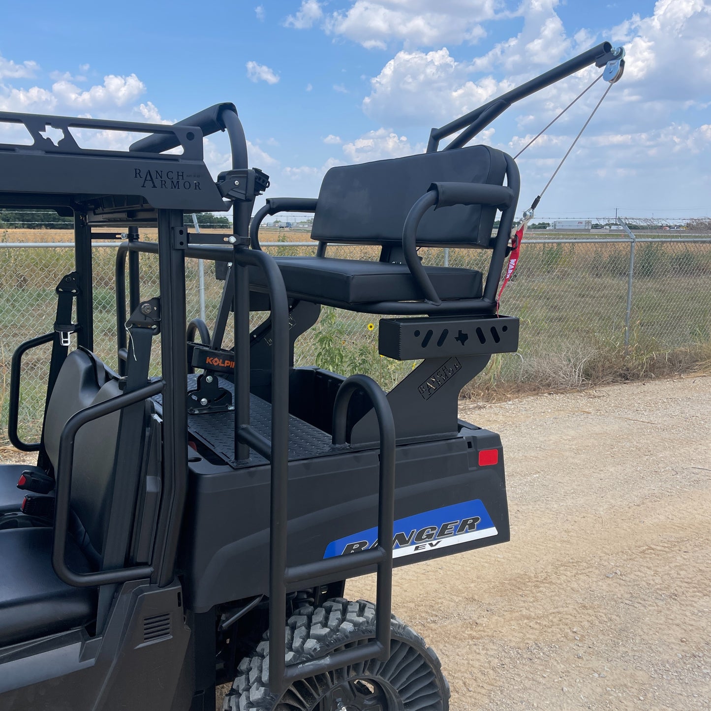 Quick Connect Mid-Size Polaris Ranger Aluminum High Seat