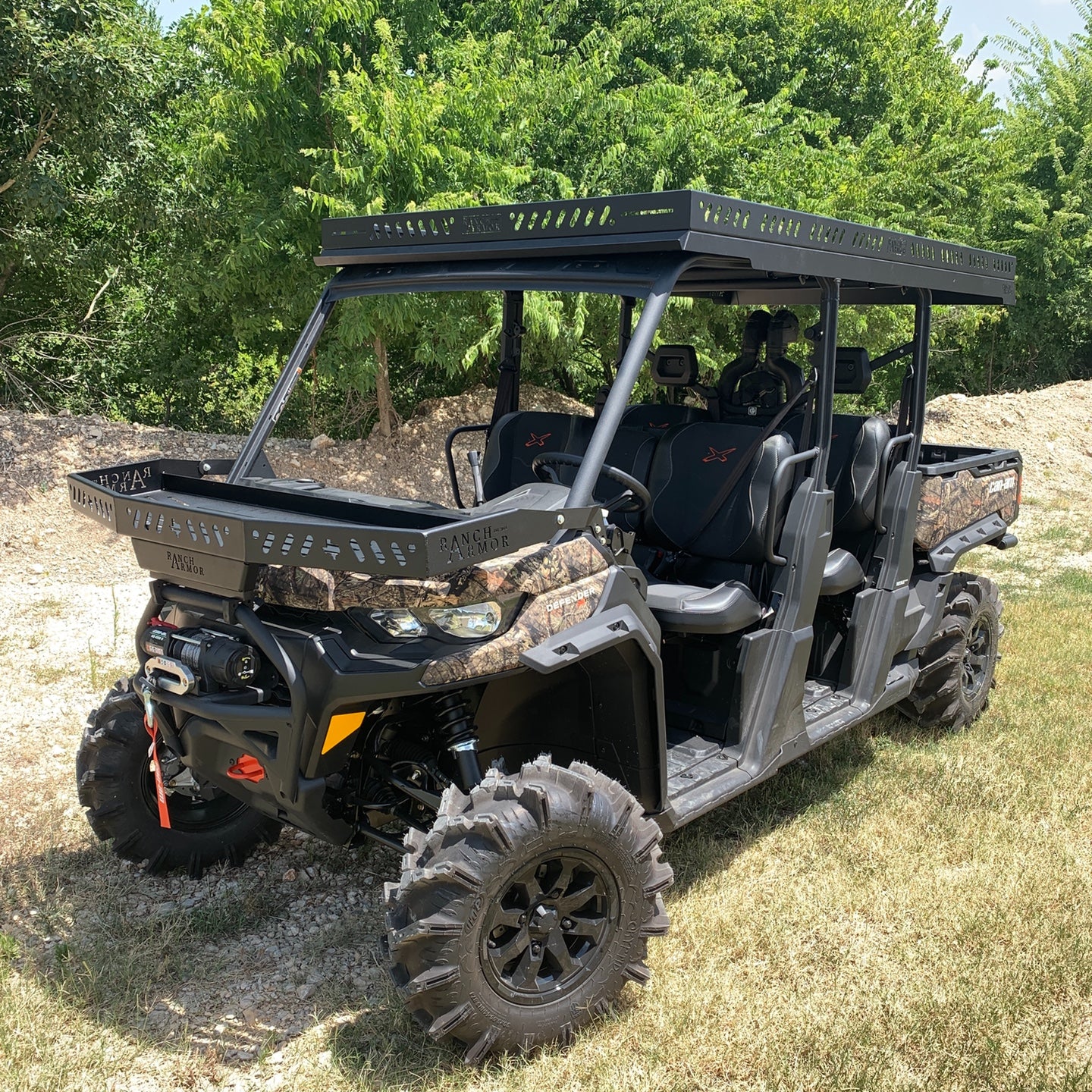 Can-Am Defender Max Ultra Extended UTV Top - Overhangs Over Rear Bed