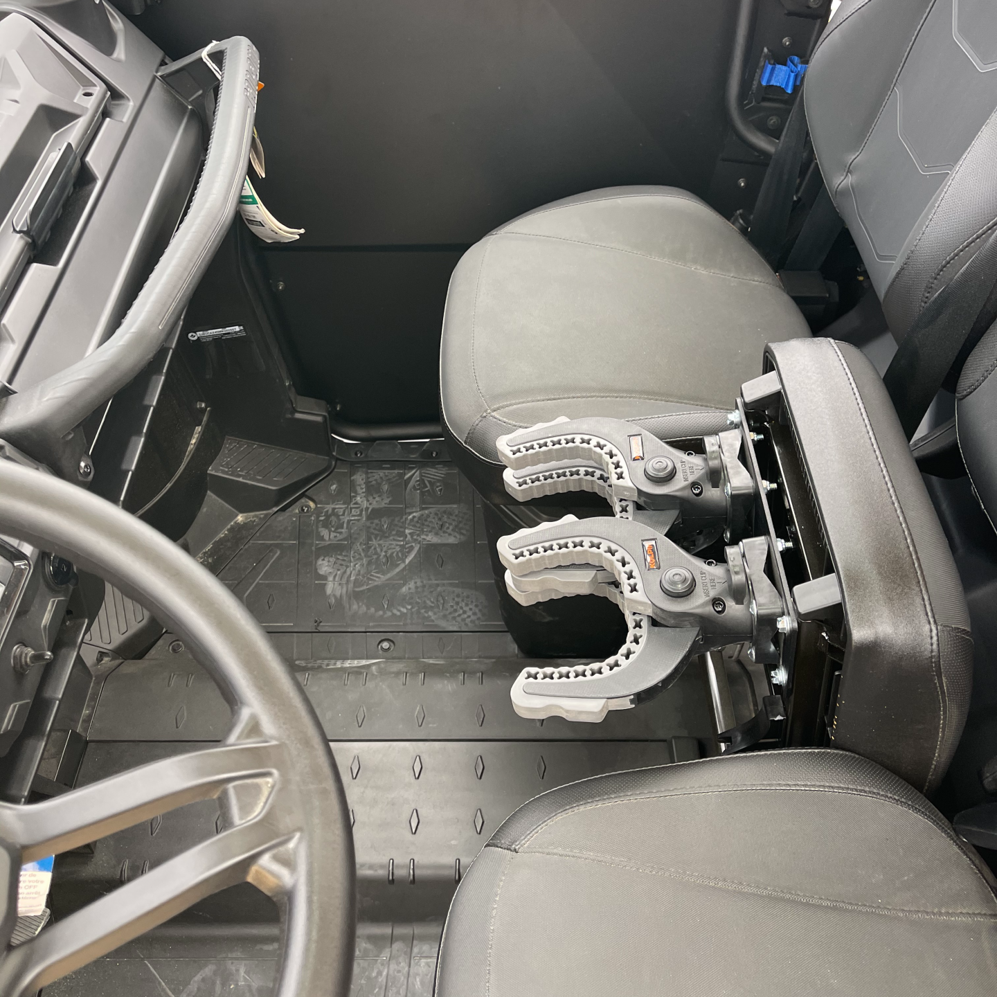 Ranch Armor Can-Am Defender Middle Seat Rifle Mount