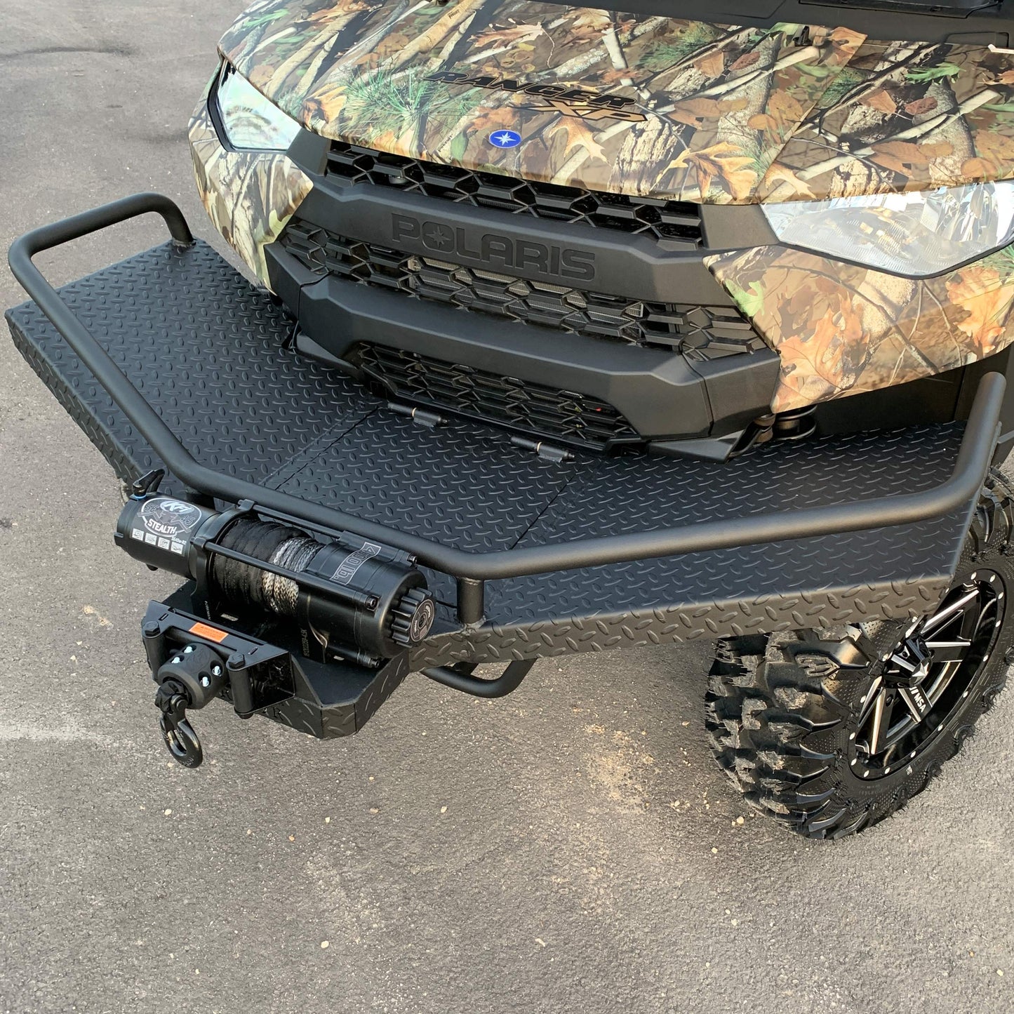 Ranch Armor Polaris Ranger Feeder Bumper Front Rack