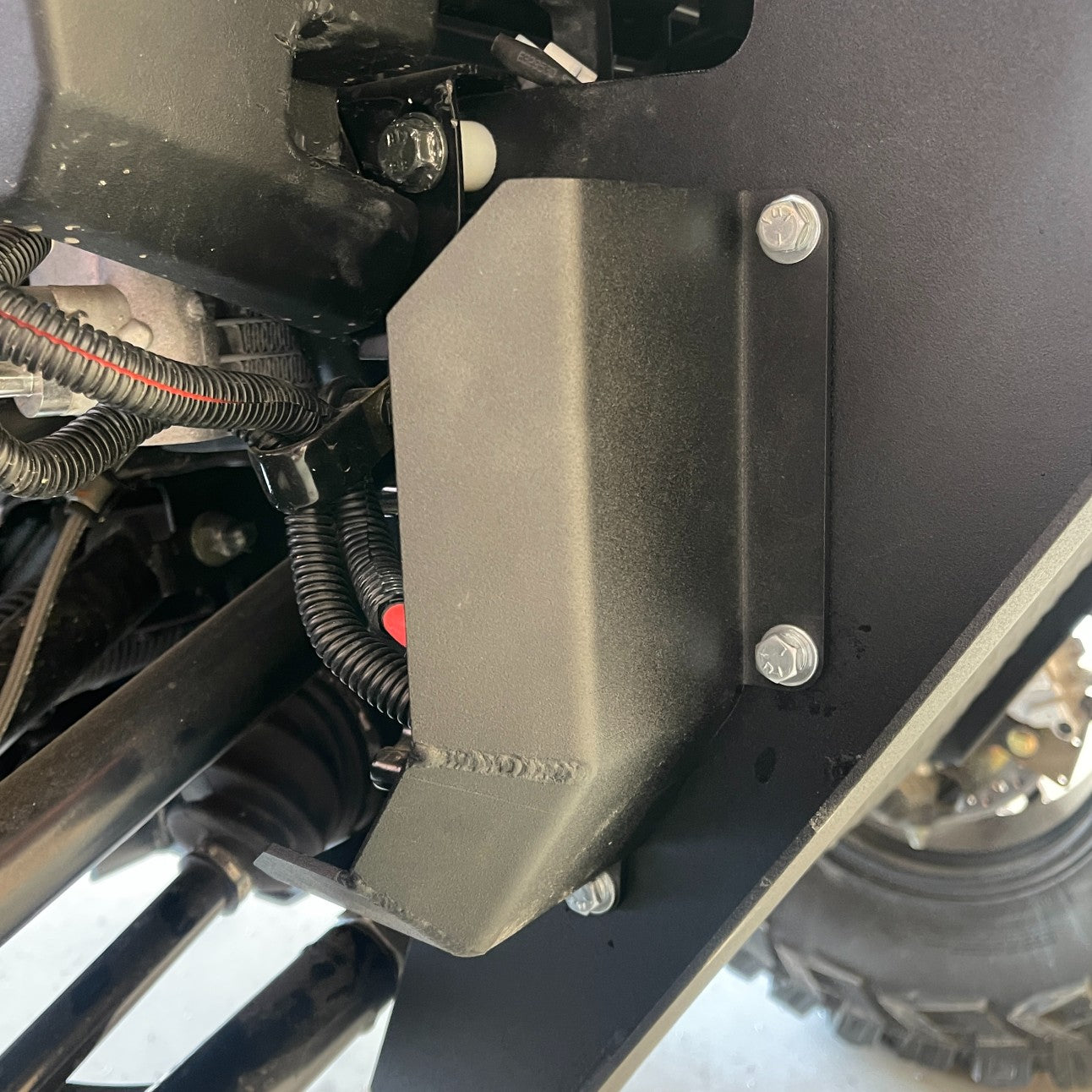 OPTIONAL WINCH SOLENOID GUARD FOR FACTORY WINCH - NOT INCLUDED