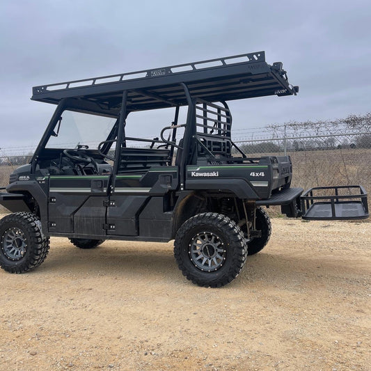 Kawasaki Mule Pro FXT/DXT Ultra Extended Top Overhangs Over Bed