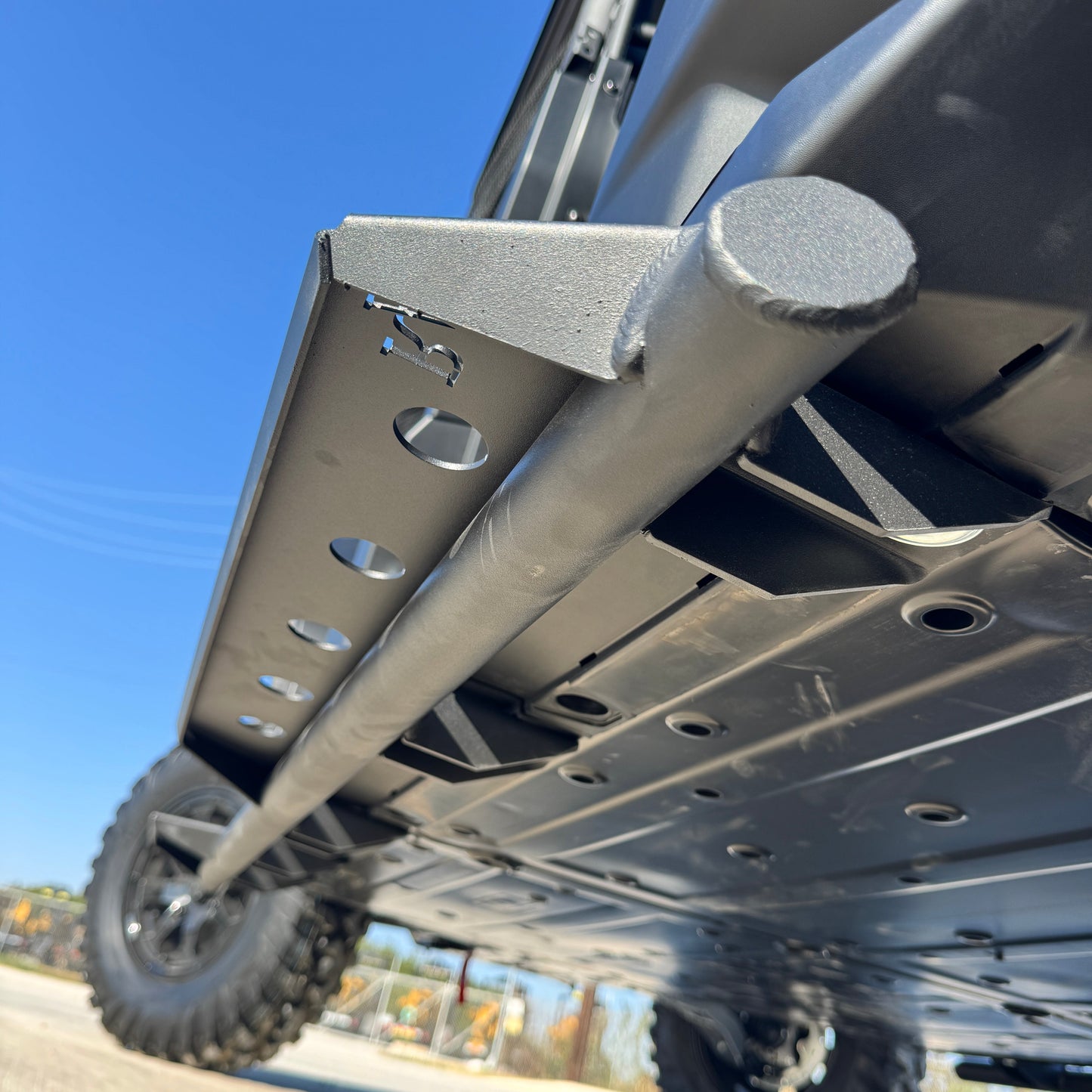 Underside of Side Steps for Can-Am Defender HD11 by Ranch Armor
