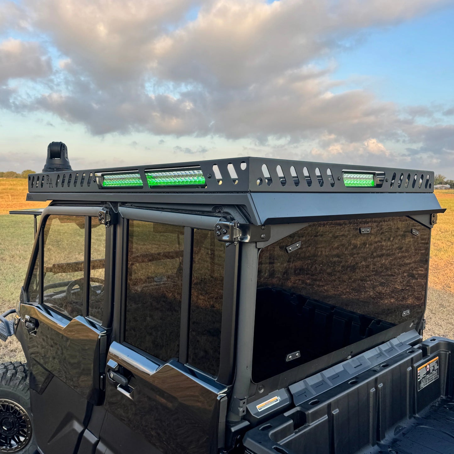 12" Game Green/White Dual Row Light Bar