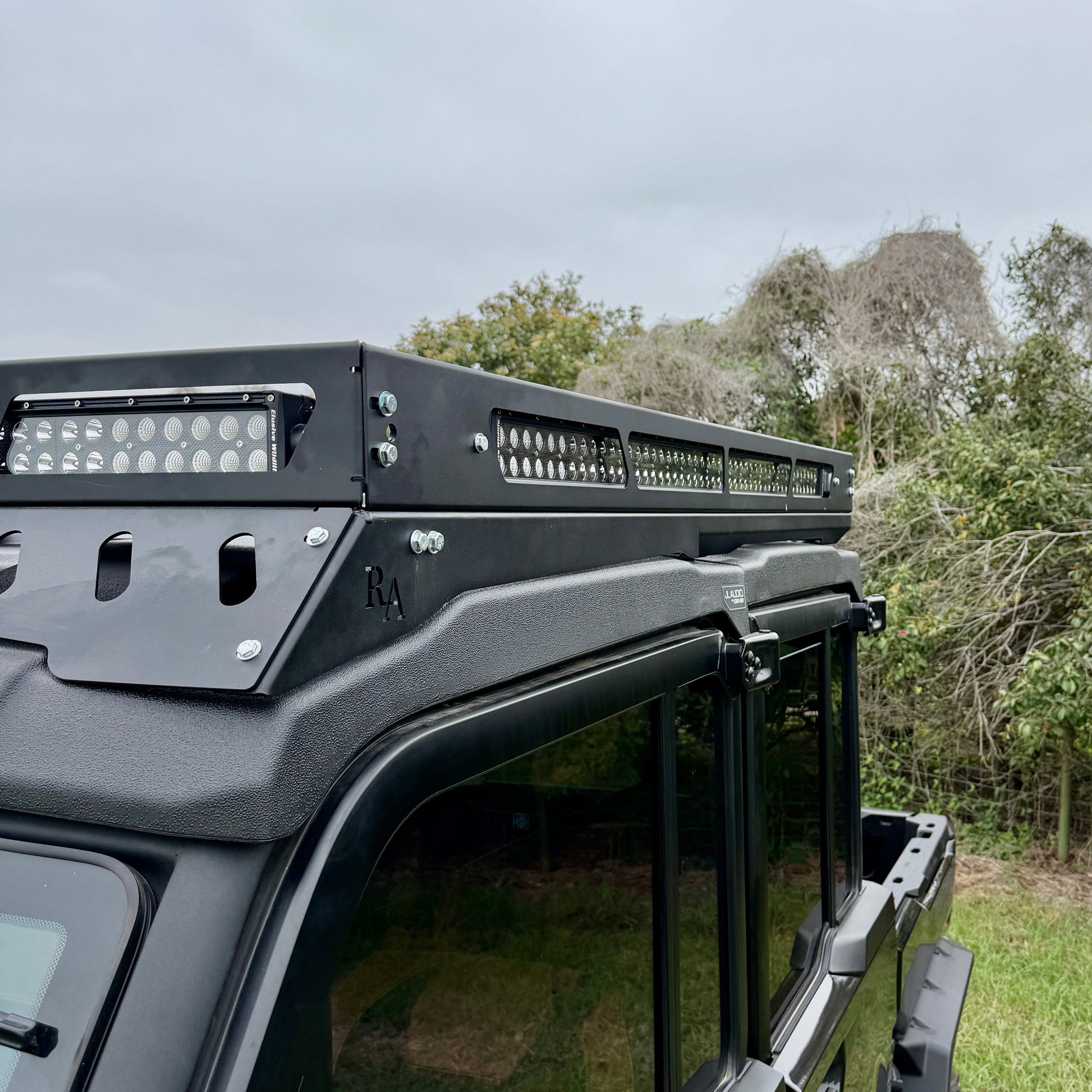1/8 inch aluminum modular roof rack for Can-Am Defender JL with rugged off-road design
