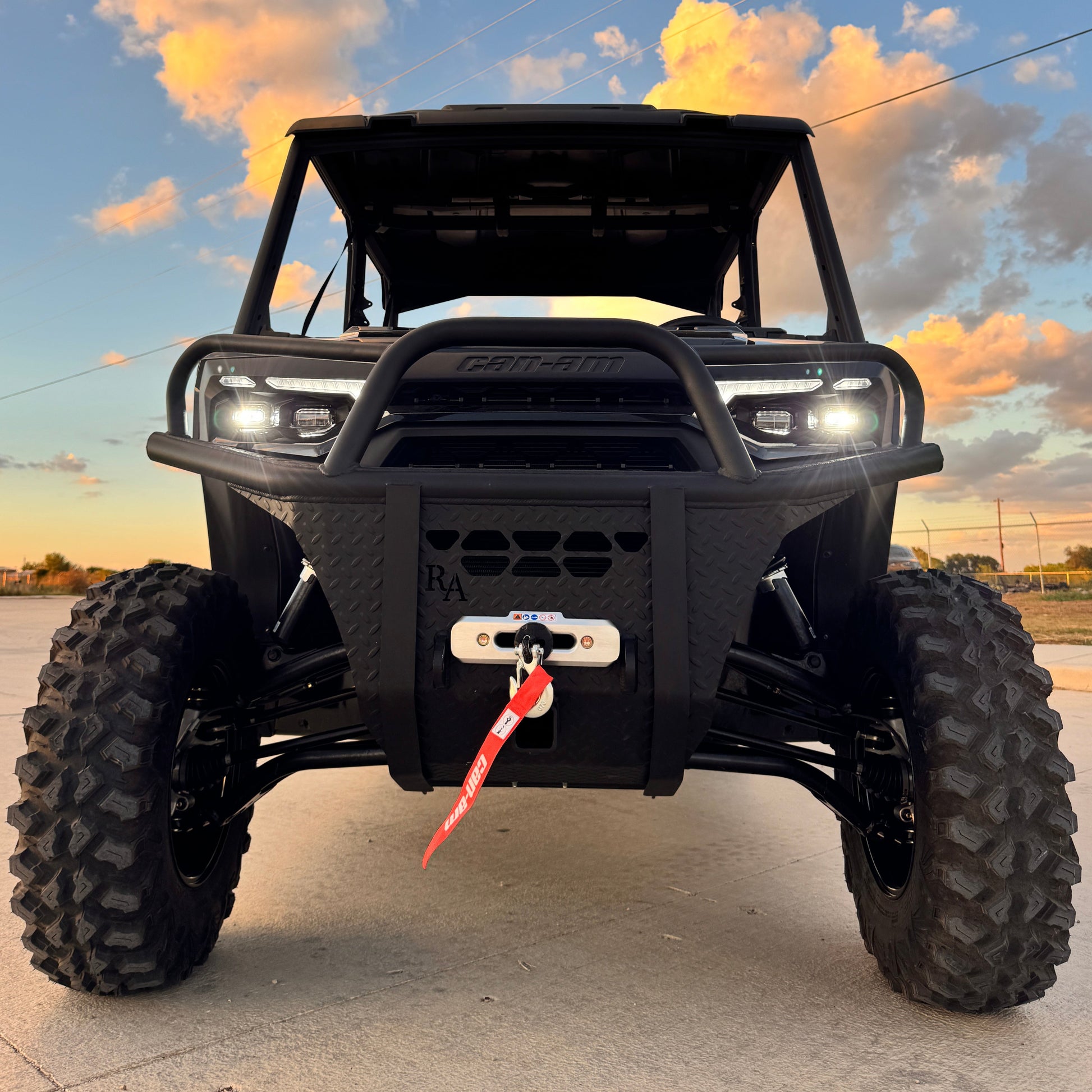 2026 Can-Am Defender Front Replacement Bumper by Ranch Armor