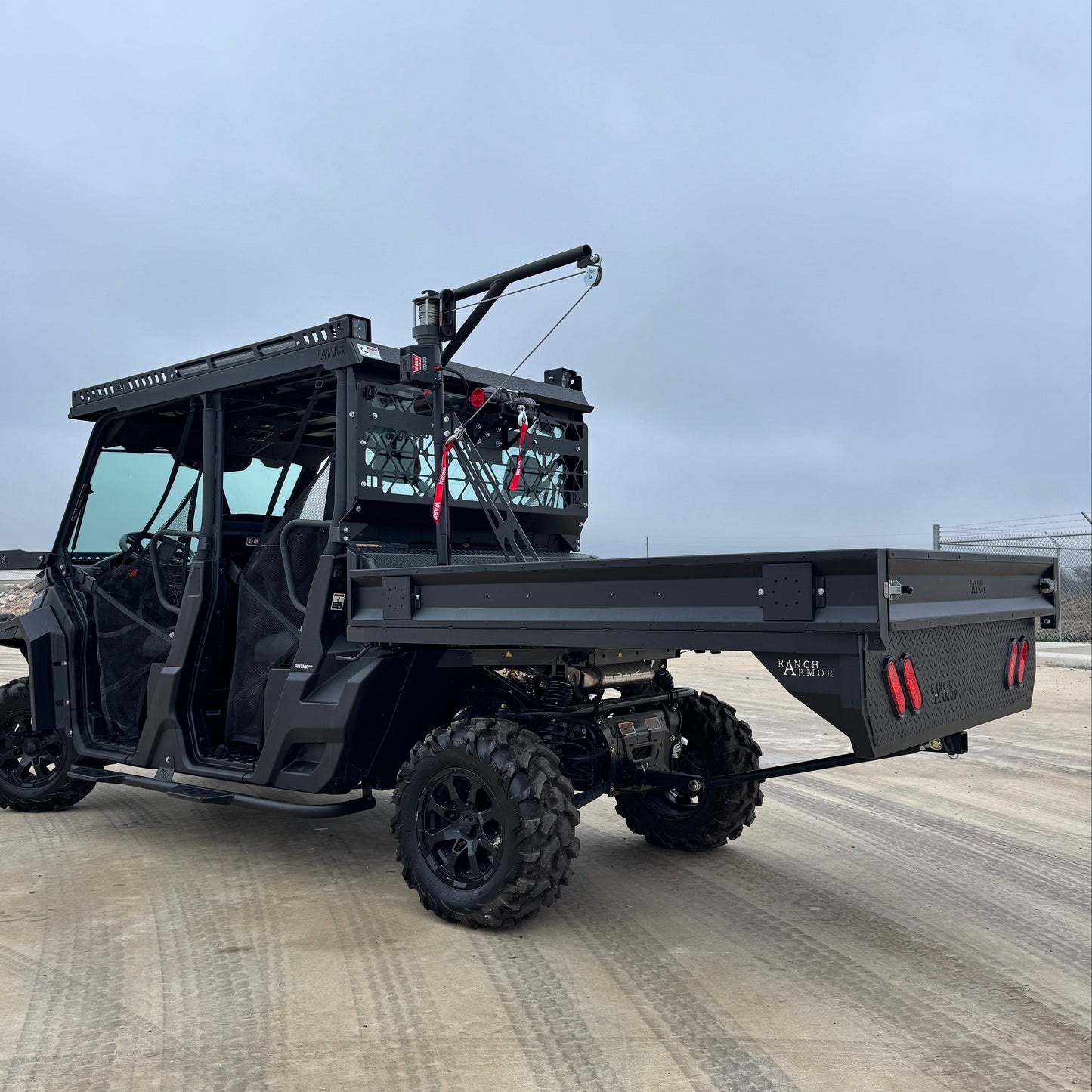 8 Foot Aluminum Flatbed on Can-Am Defender