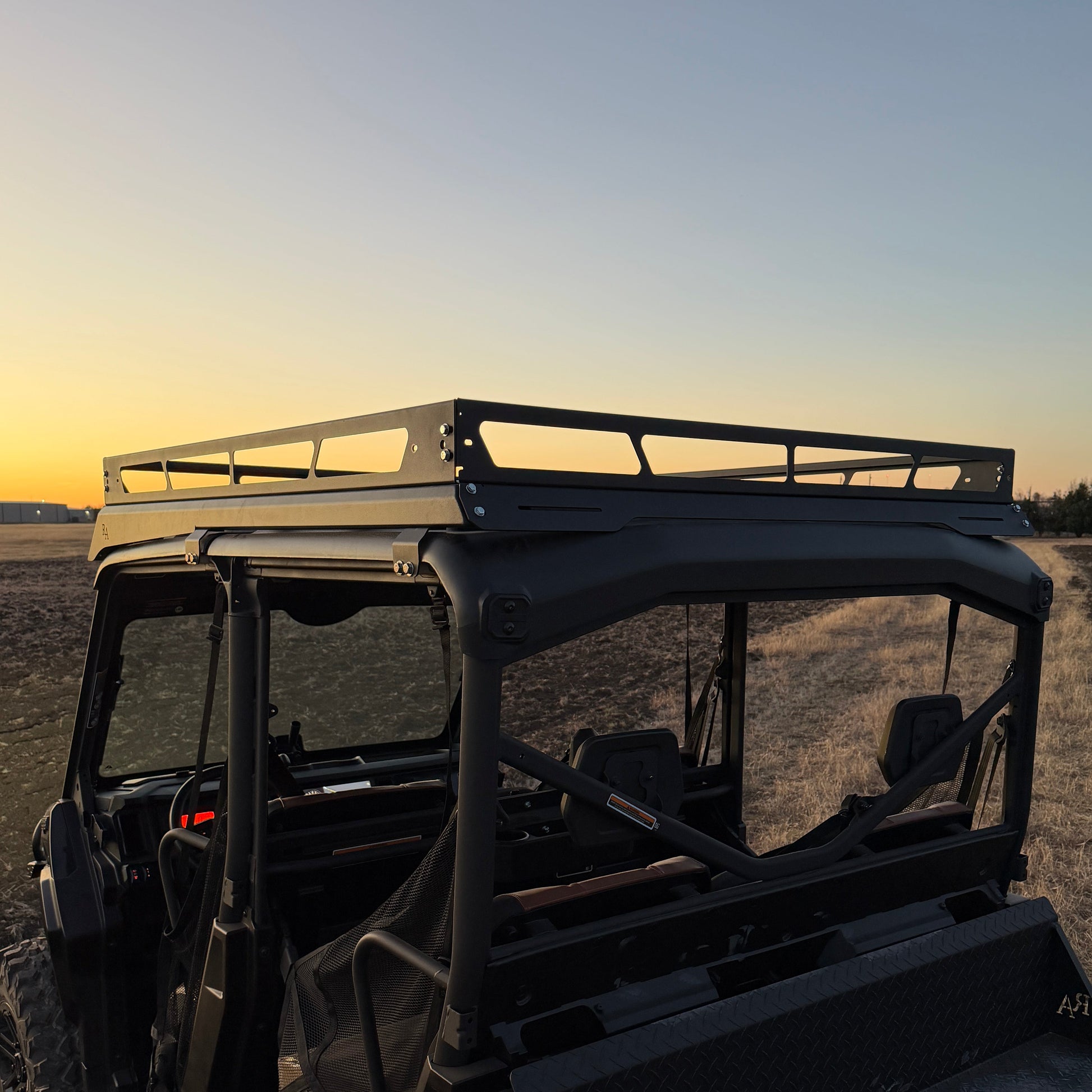 Aluminum roof rack upgrade for Can-Am Defender factory roof