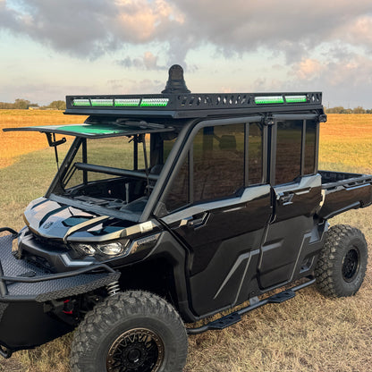 Aluminum roof top upgrade on Can-Am Defender Limited for enhanced durability