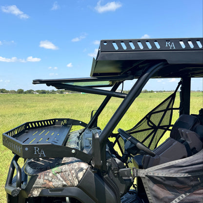 CFMoto U10 Pro equipped with Ranch Armor steel metal roof for rugged all-weather protection
