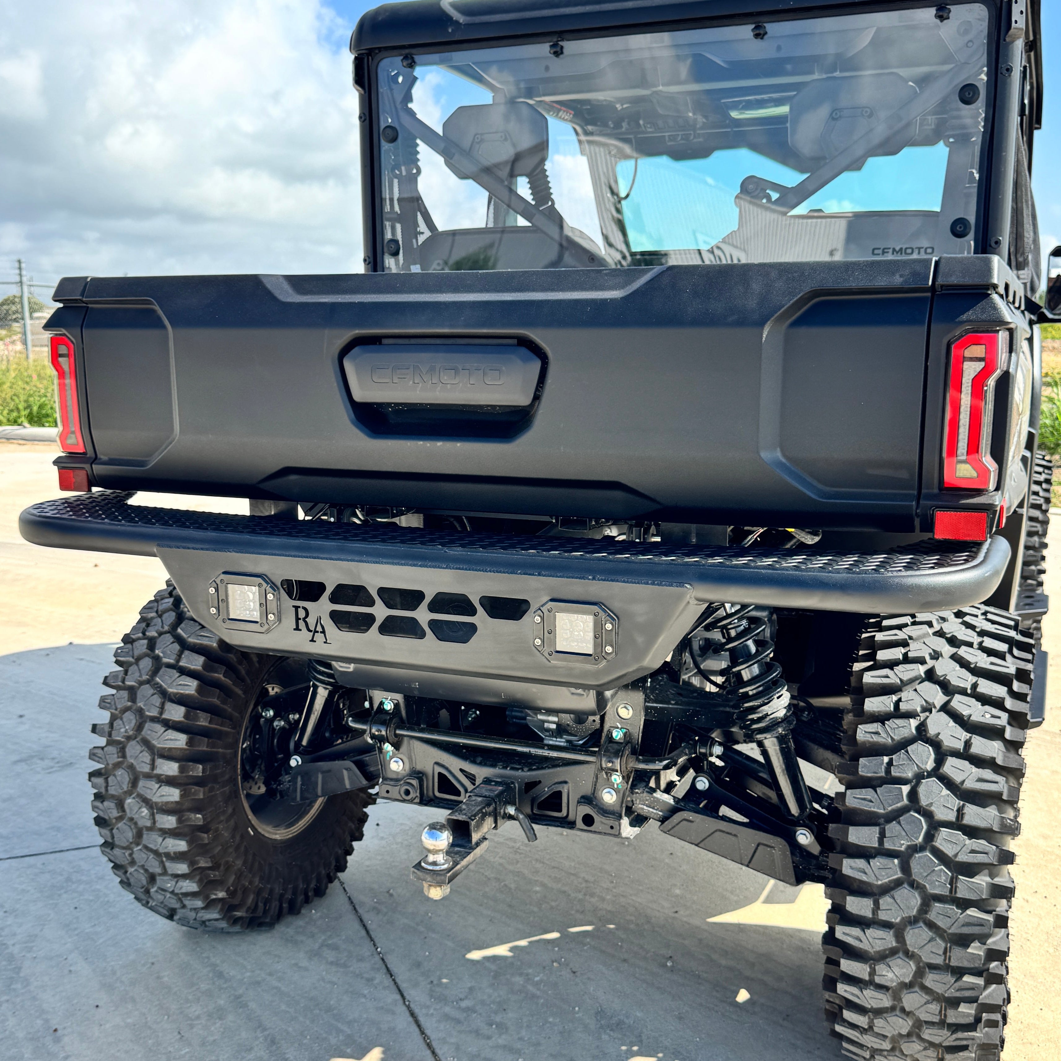 Pro Rear Bumper CFMoto UForce U10 Rear Bumper by Ranch Armor – Ultimate Protection ...