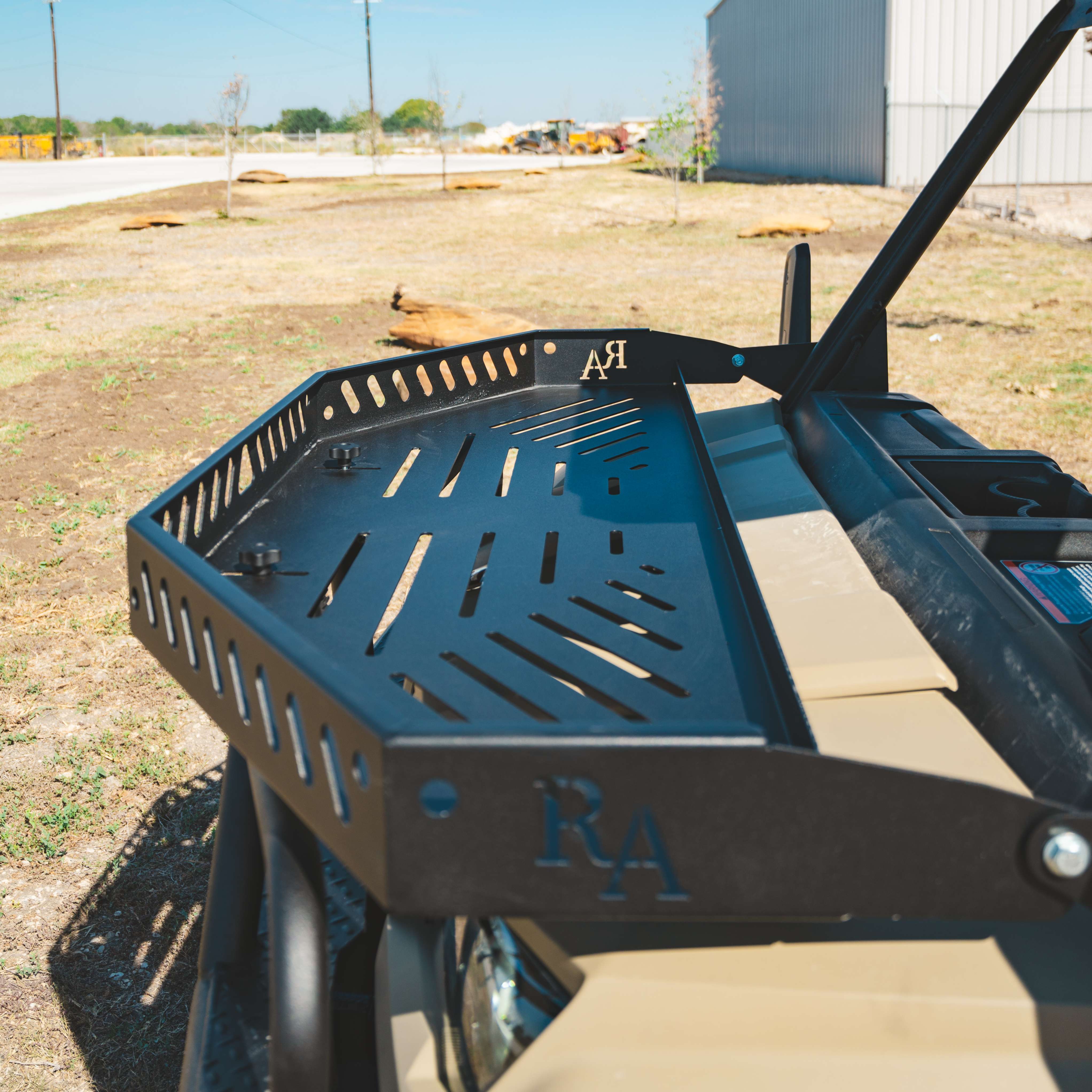 CFMoto UForce Front Hood Basket & Folding Rack – Ranch Armor