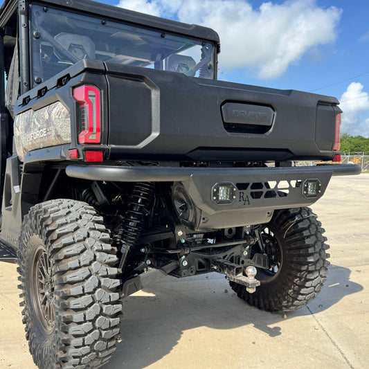 CFMoto UForce U10 Rear Bumper with LED Flush MOunt Lights by Ranch Armor