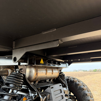 Ranch Armor aluminum flatbed installed on Can-Am Defender HD11