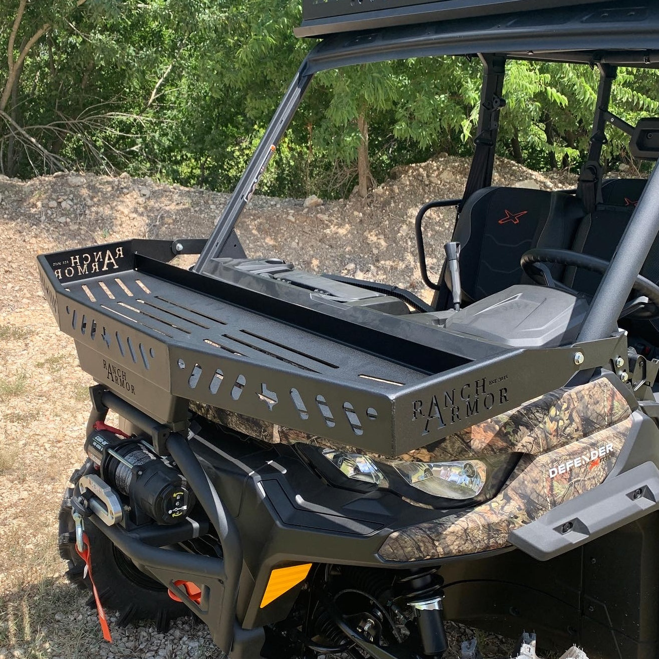 Can-Am Defender Front Quick Release Hood Basket