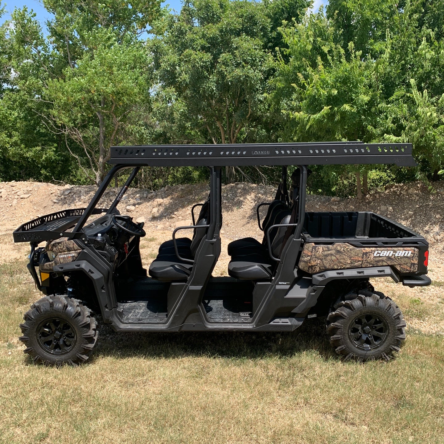 Can-Am Defender Max  Ultra Extended UTV Top - Overhangs Over Rear Bed